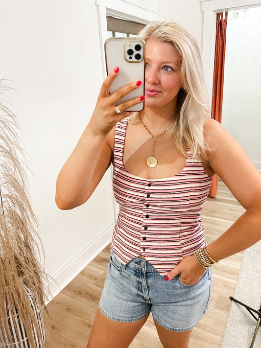 Daphne Striped Top