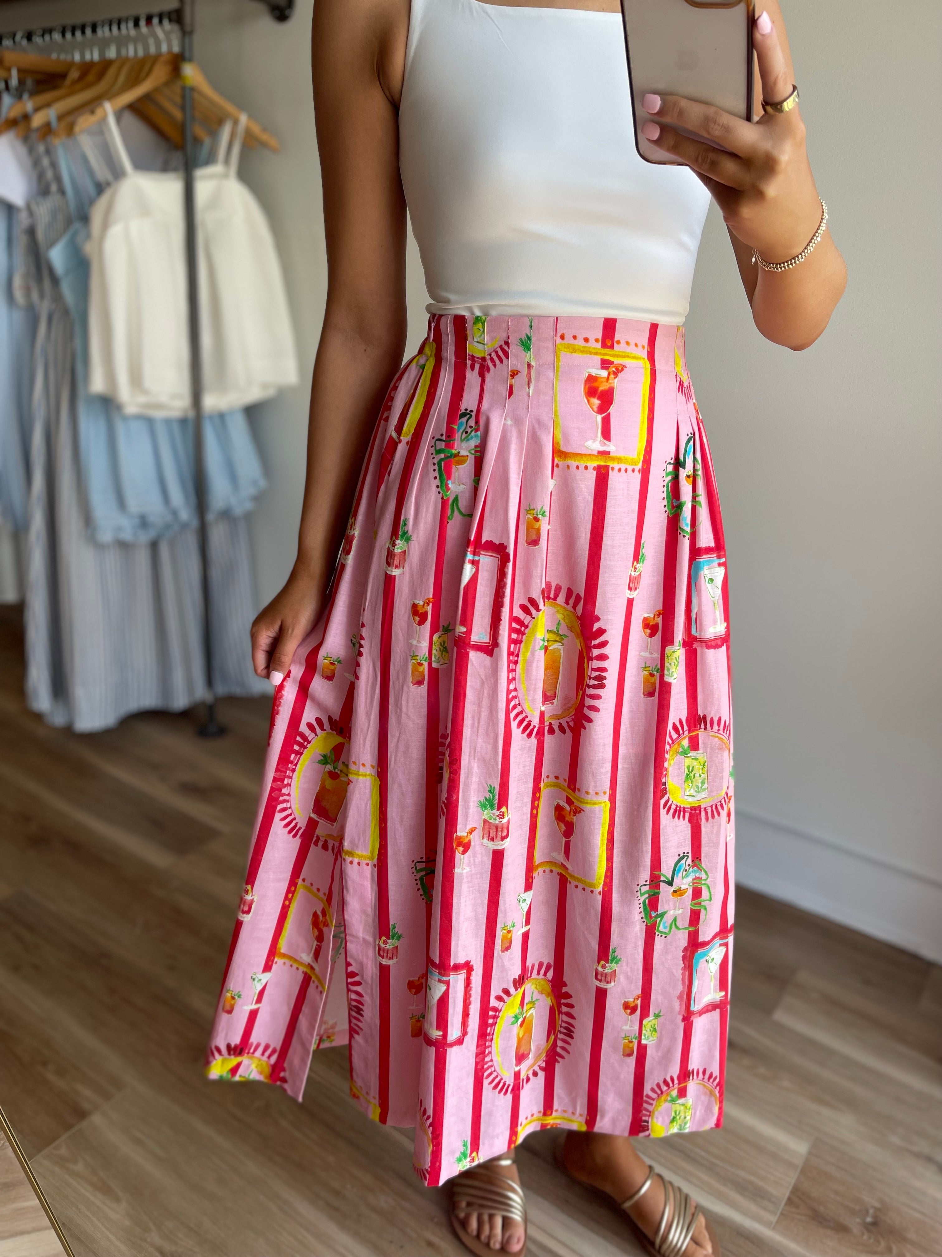 Happy Hour Midi Skirt