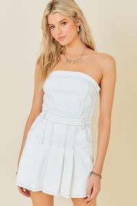 Cambria Denim Romper