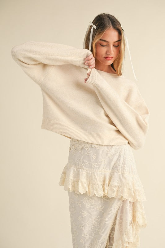 All Tied Up Bow Sweater