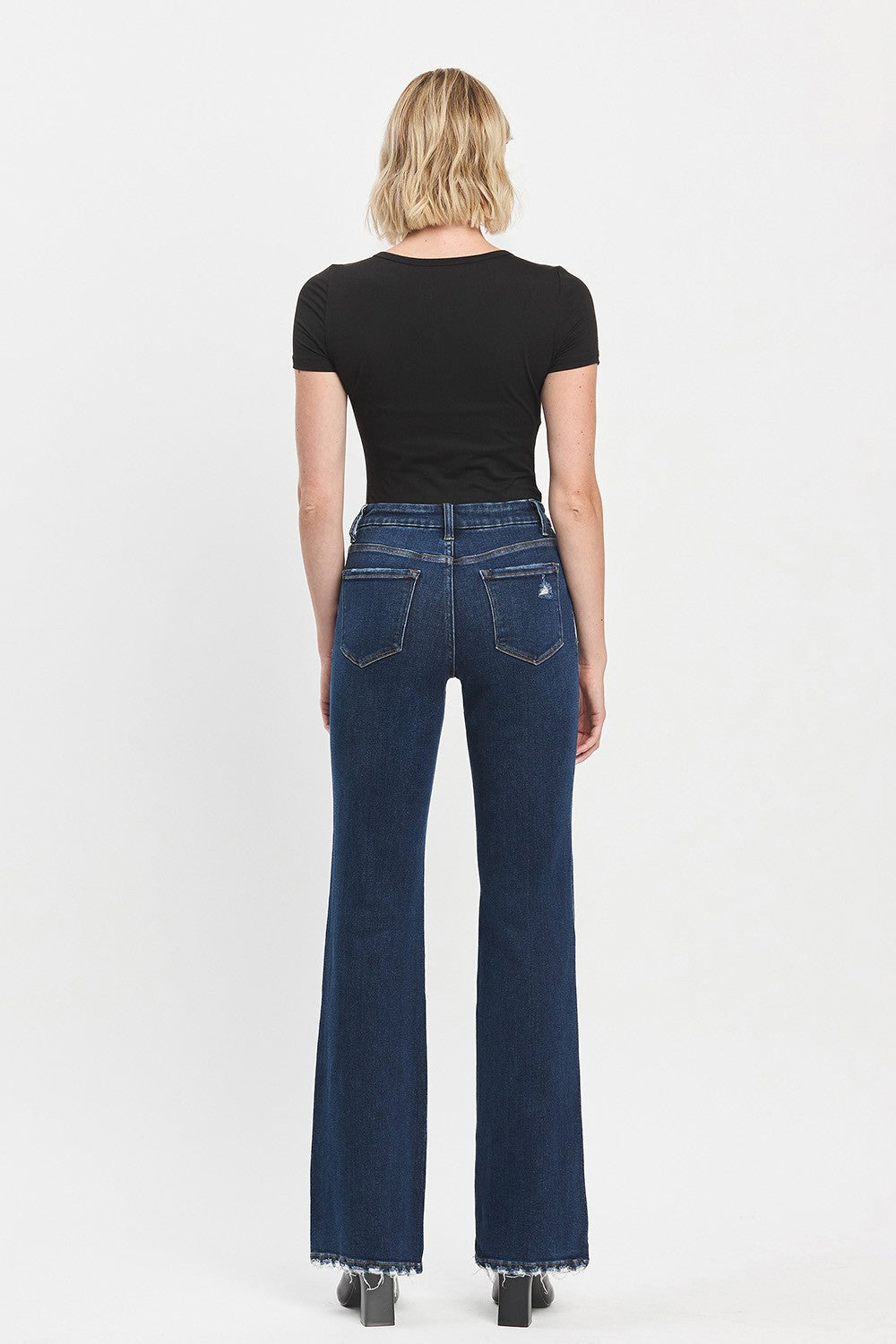 High Rise Relaxed Flare Jeans