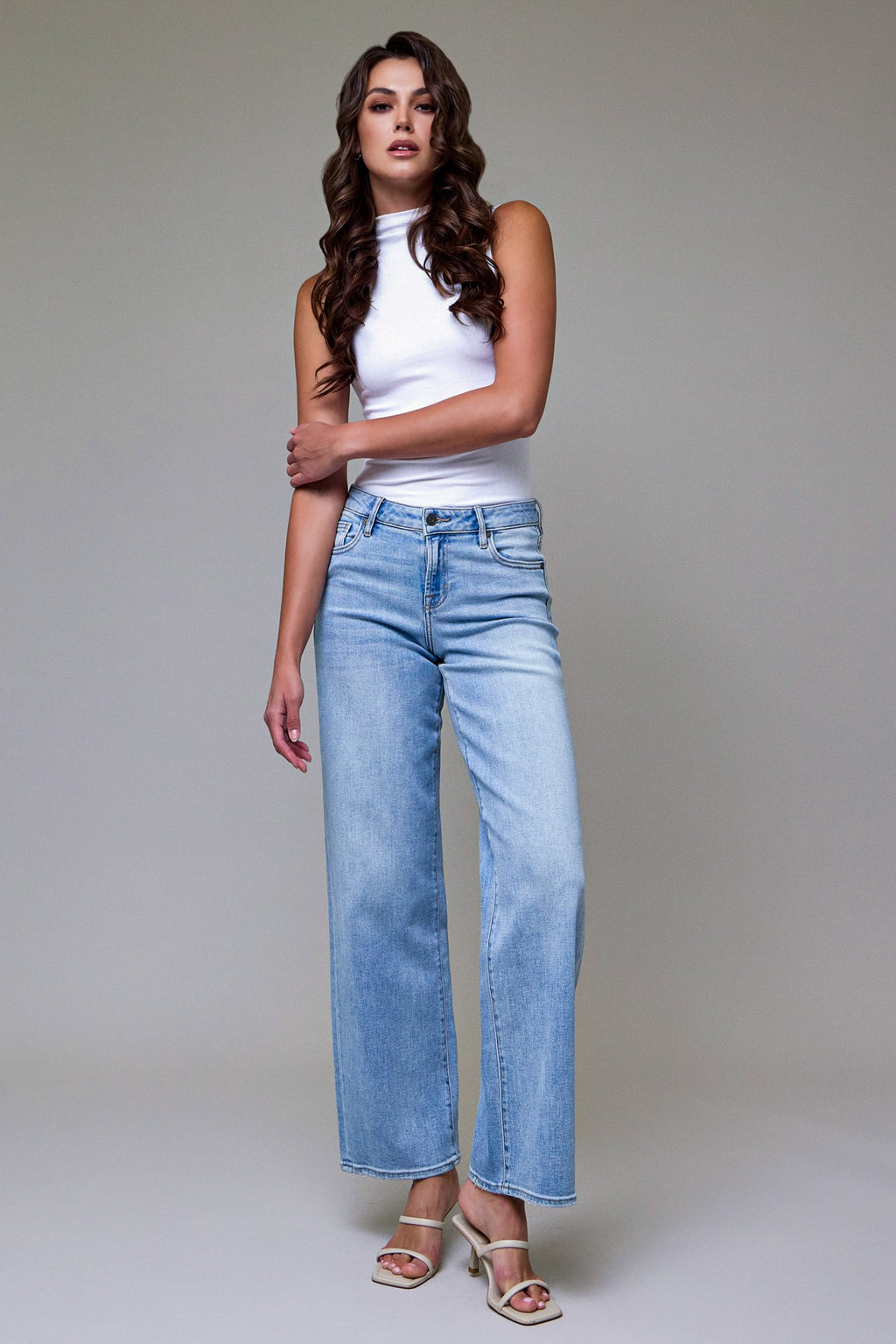 Logan  Mid Rise Dad Jean