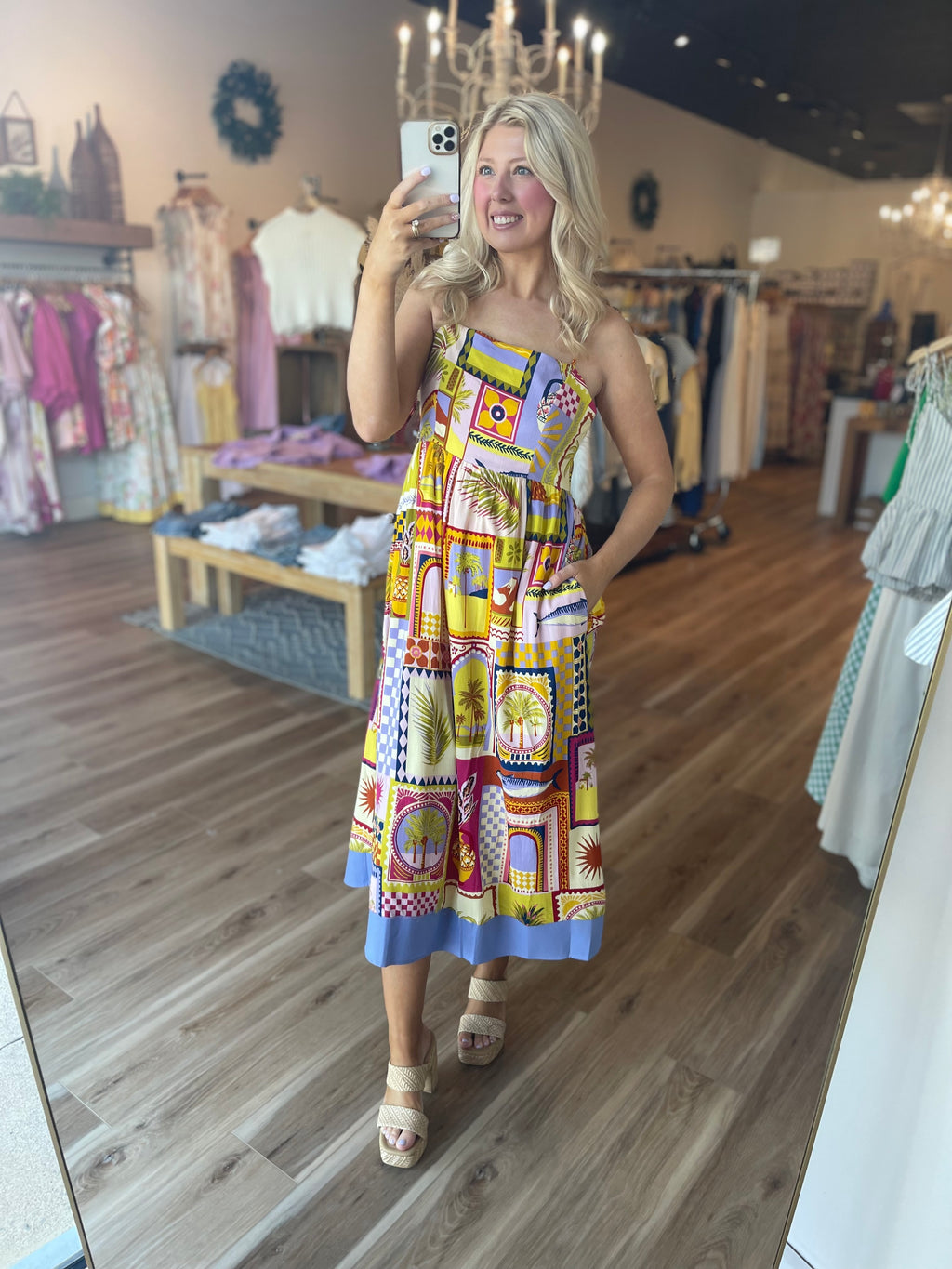 Talmar Postcard Midi Dress