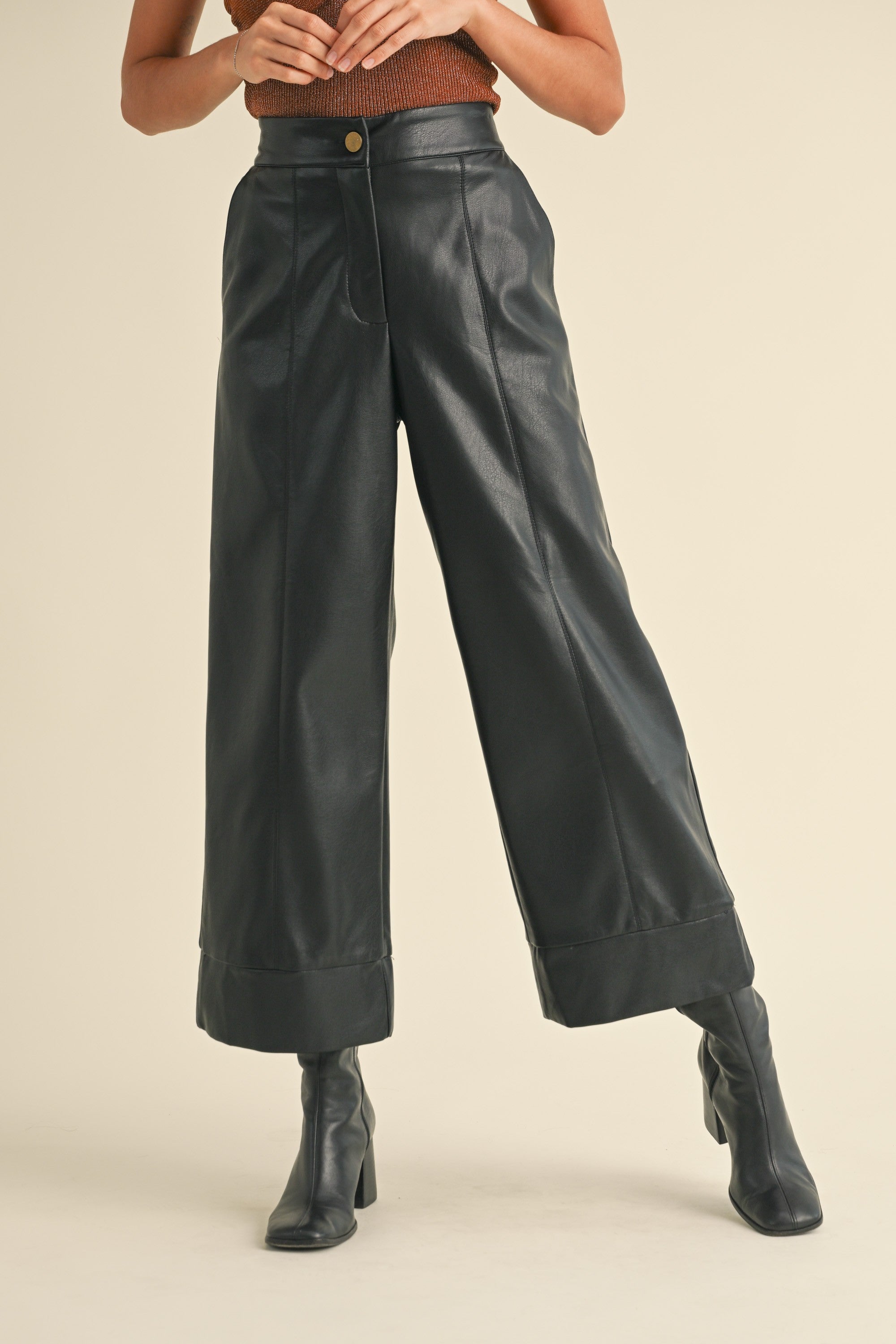 Lydia Leather Pants