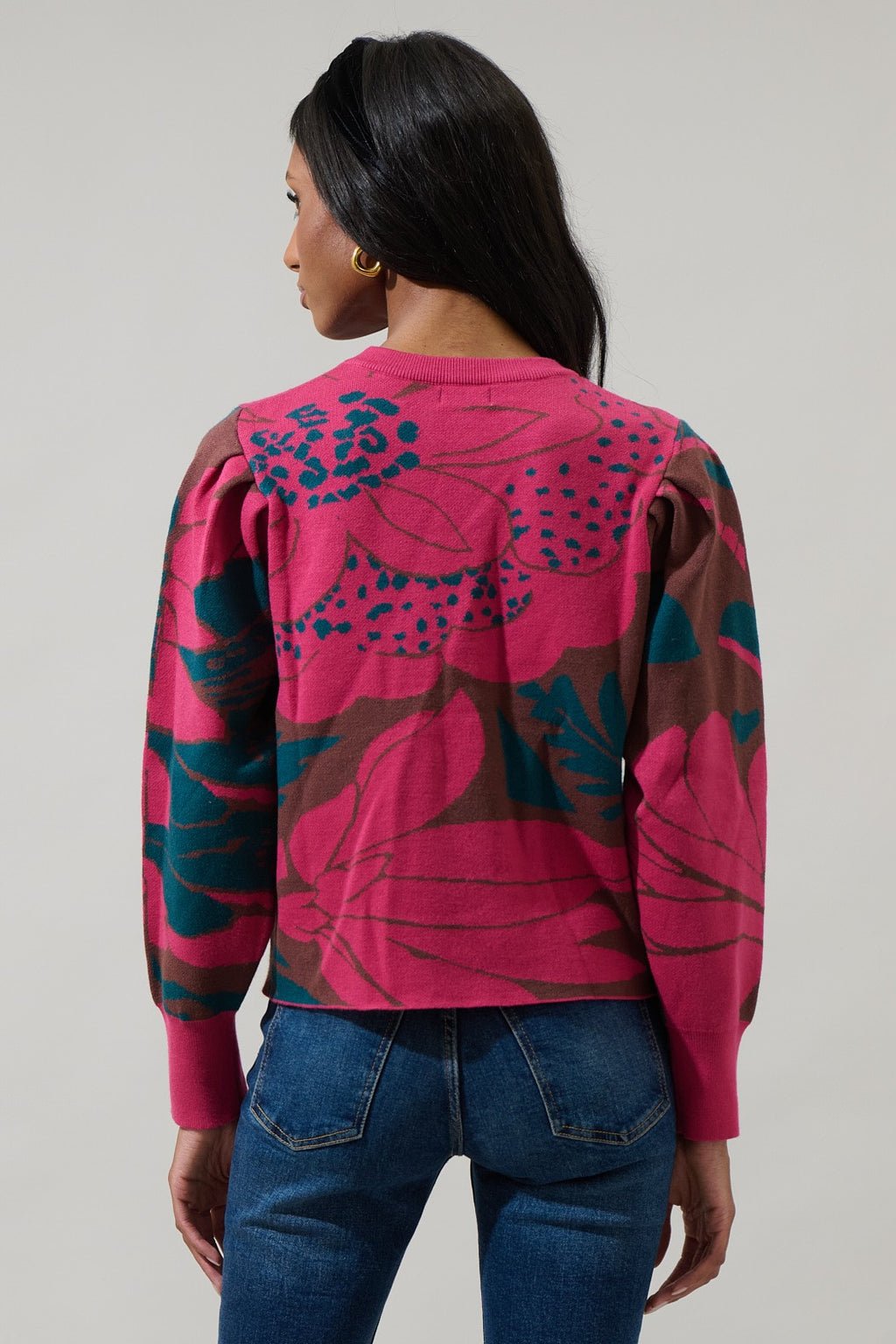 Zinnia Floral Sweater