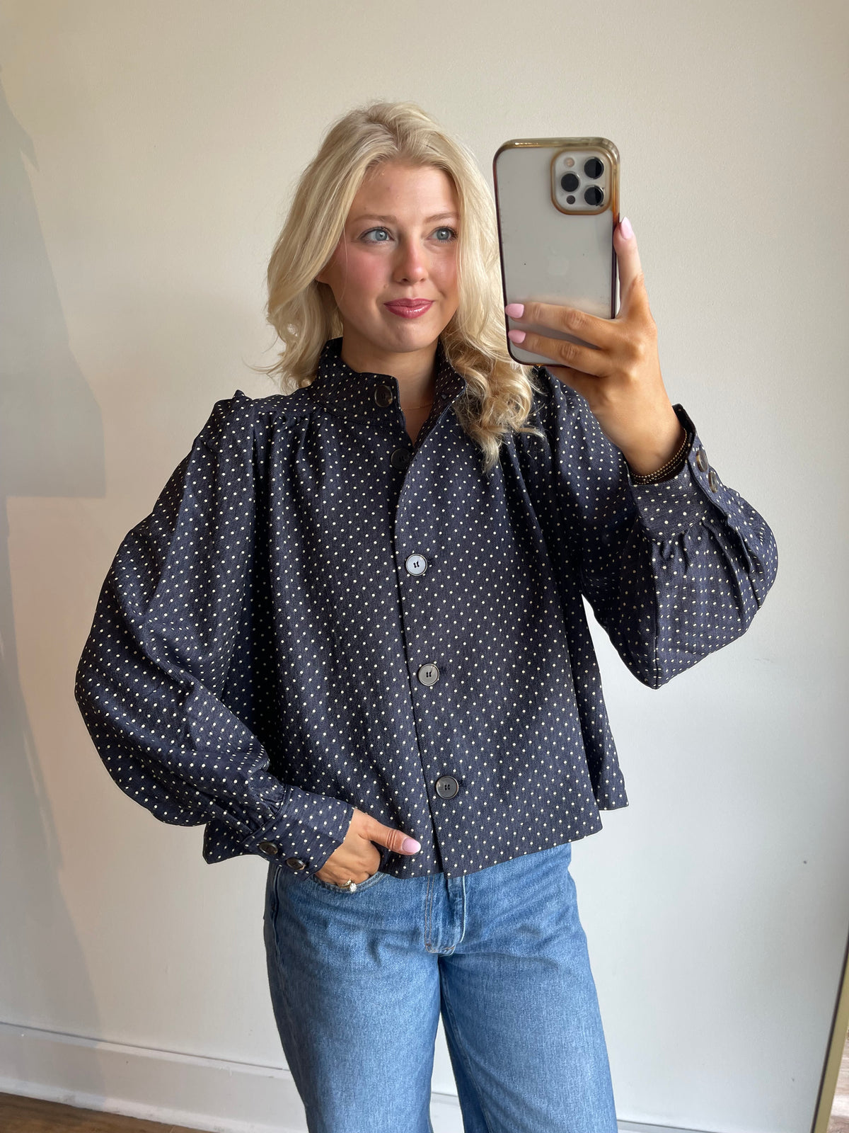 Letti Polk-A-Dot Jacket