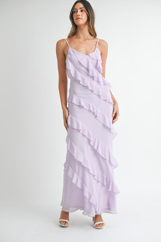 Riley Tiered Ruffle Maxi