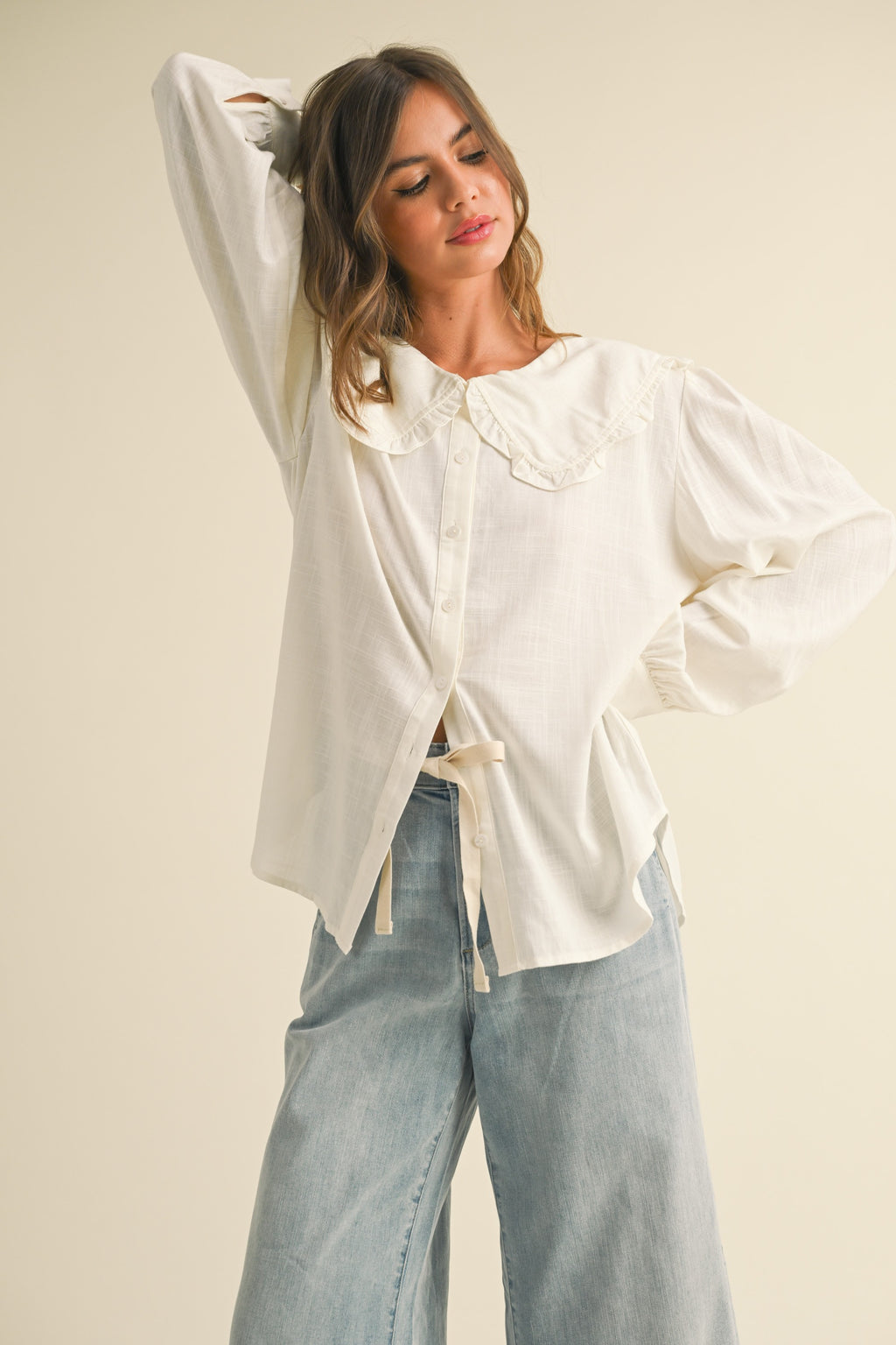 Claire Collar Button Down