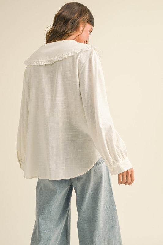 Claire Collar Button Down