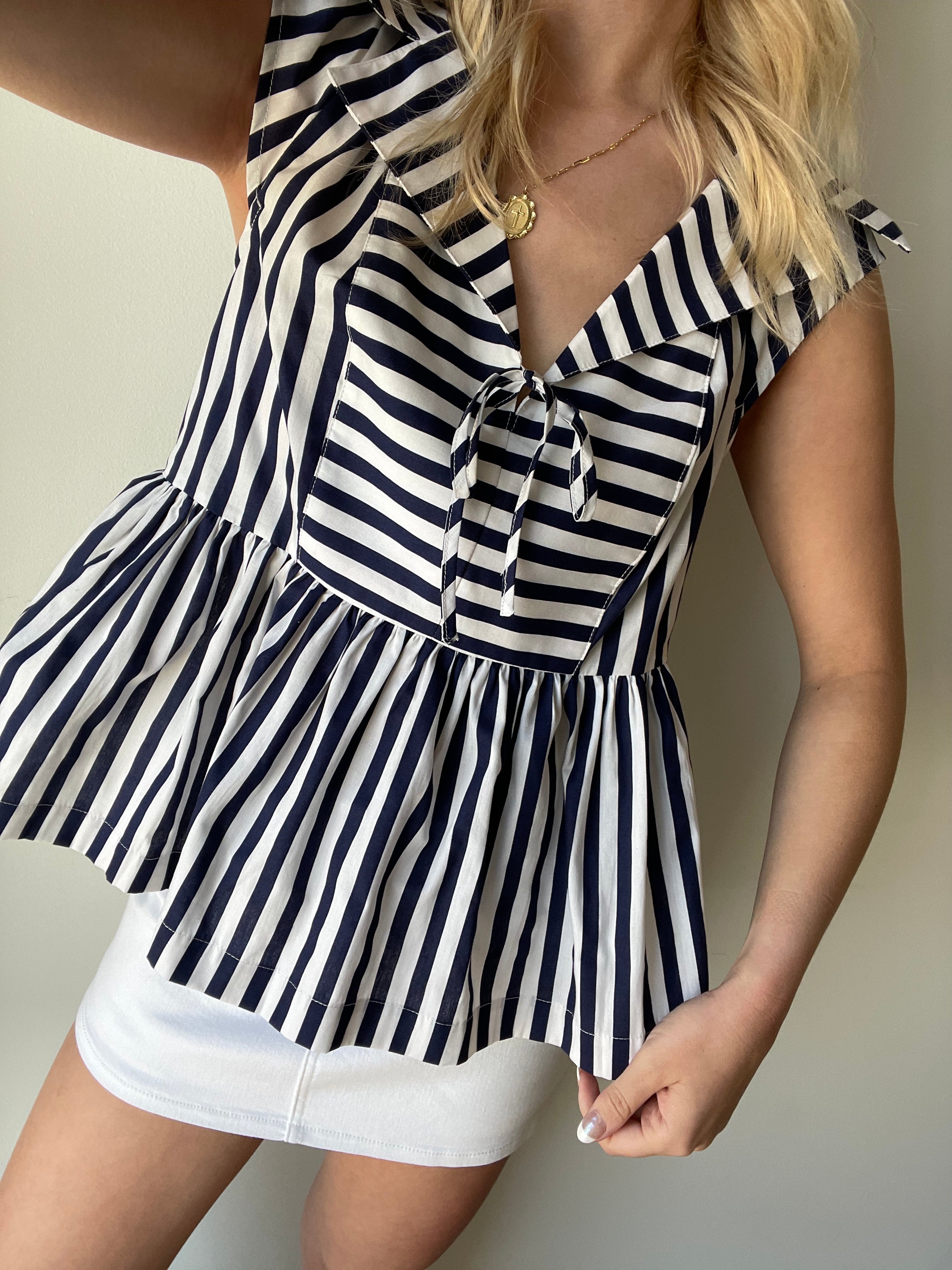 Sailor Stripe Top