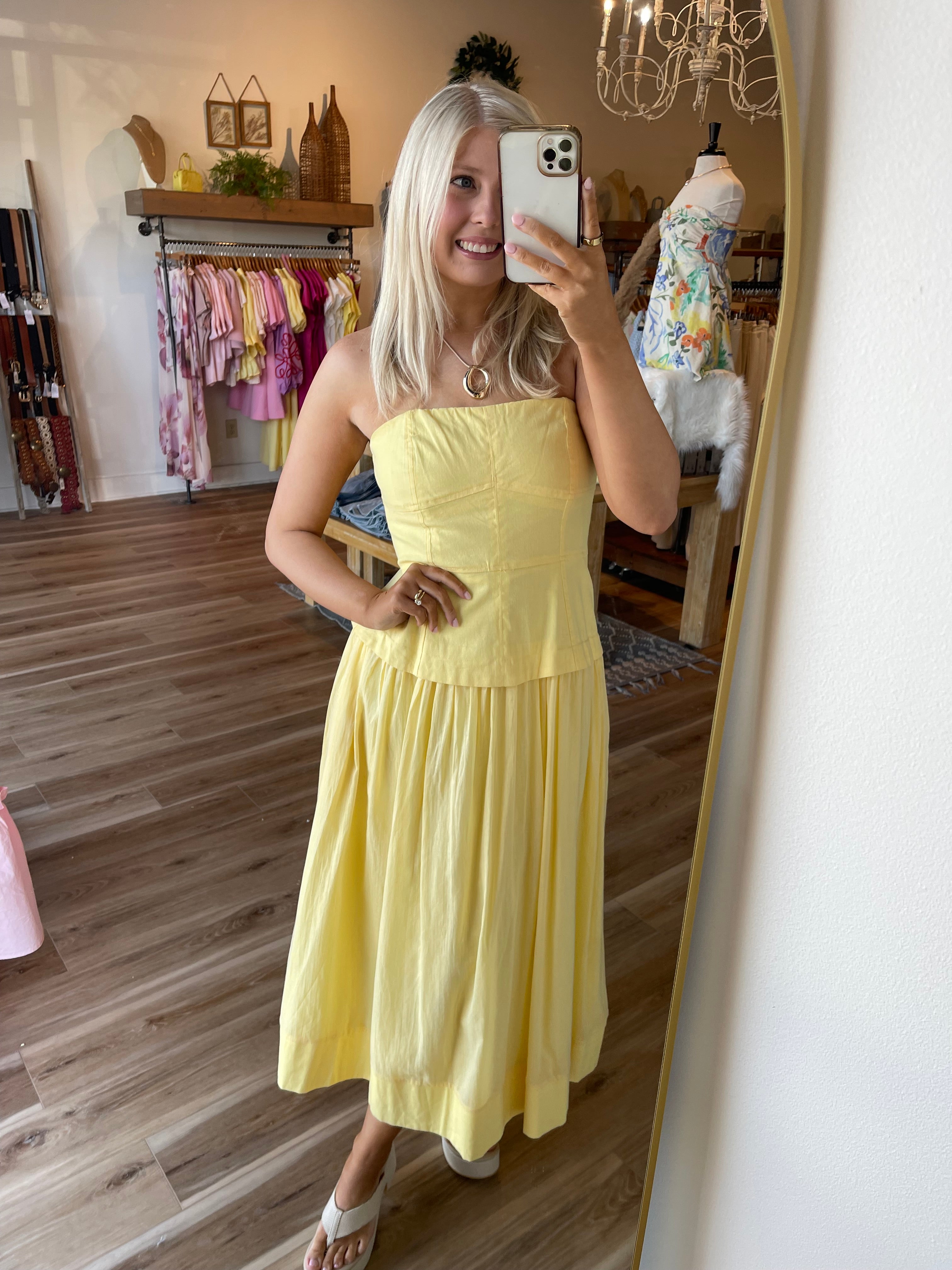 Everleigh Corset Midi Dress