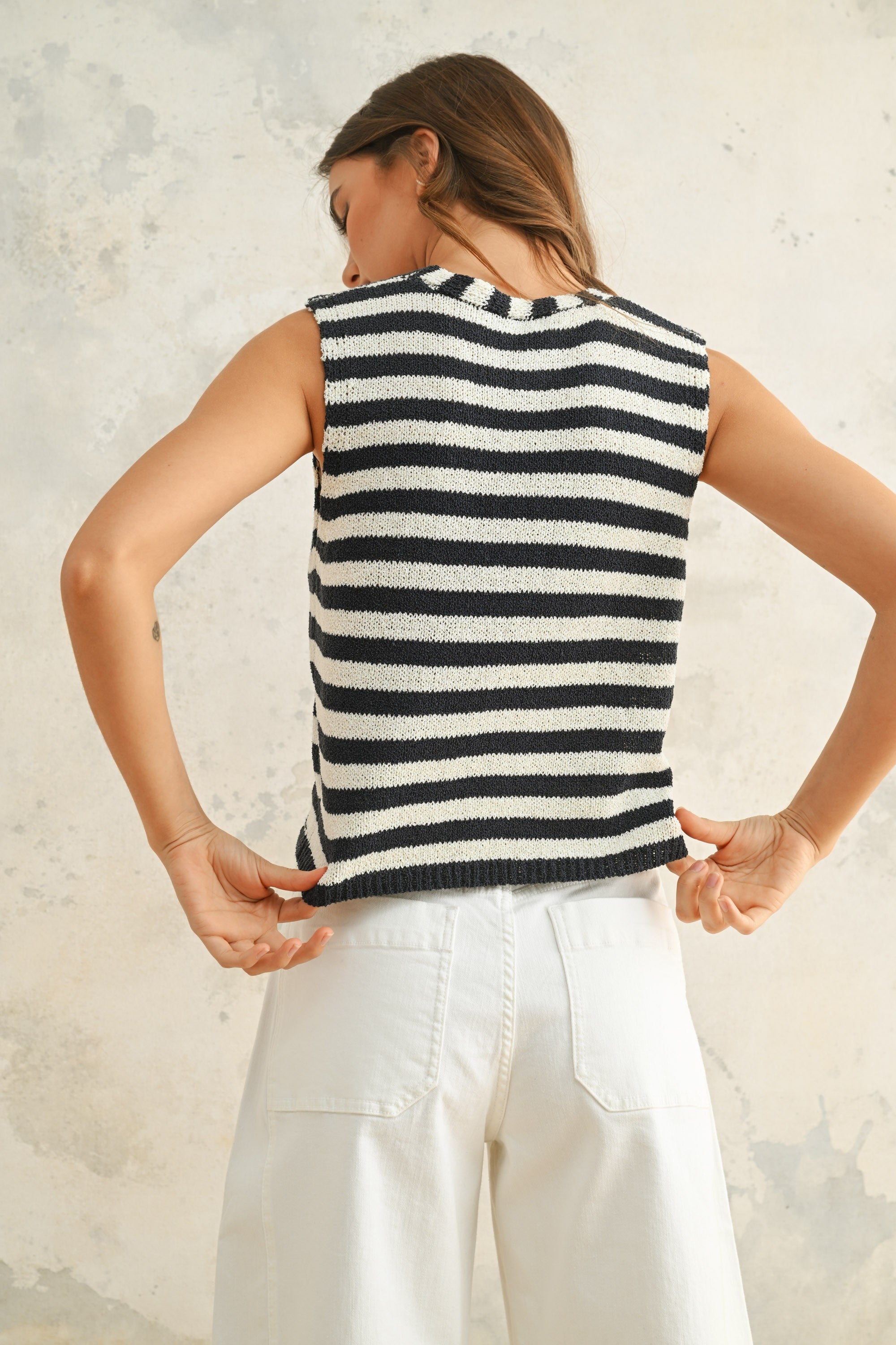 Jessa Striped Top