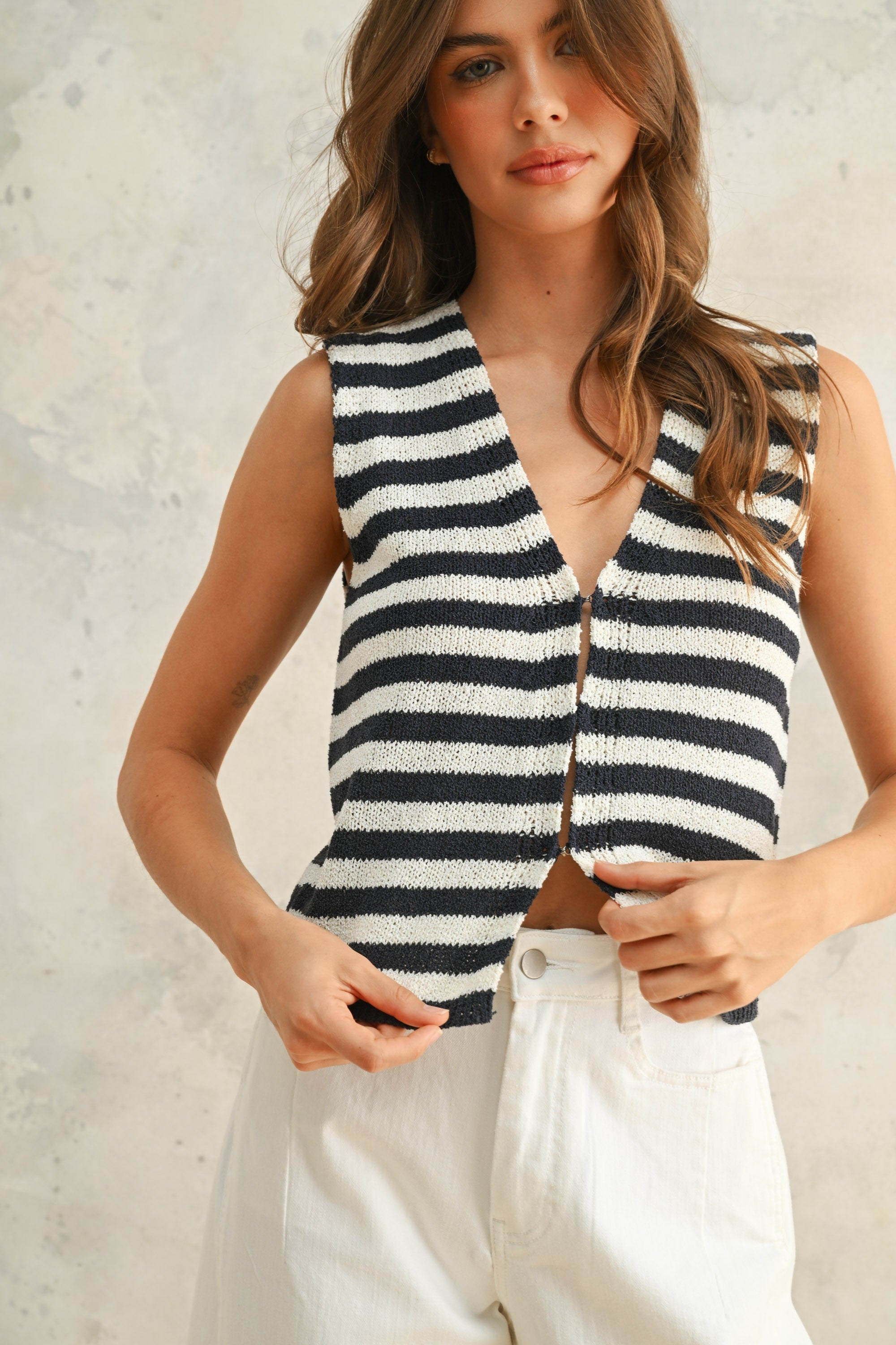Jessa Striped Top