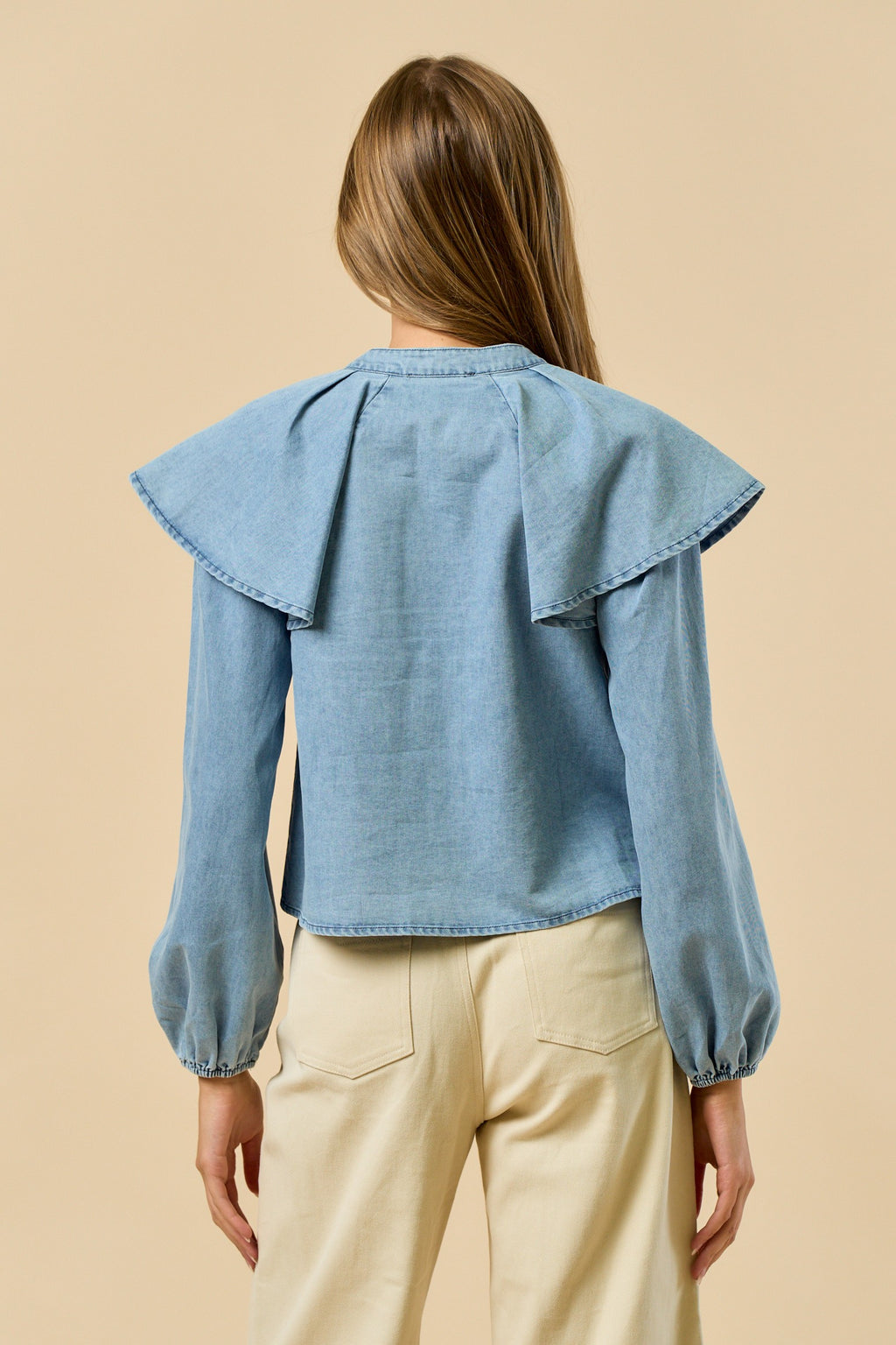 Adeline Denim Blouse