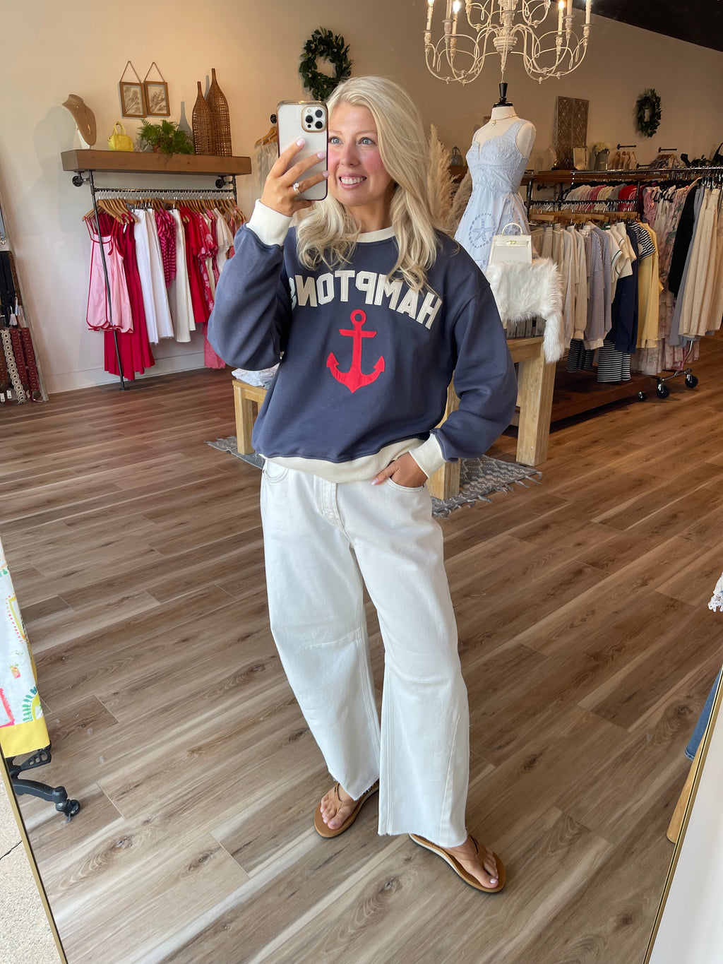 Hamptons Graphic Sweatshirt