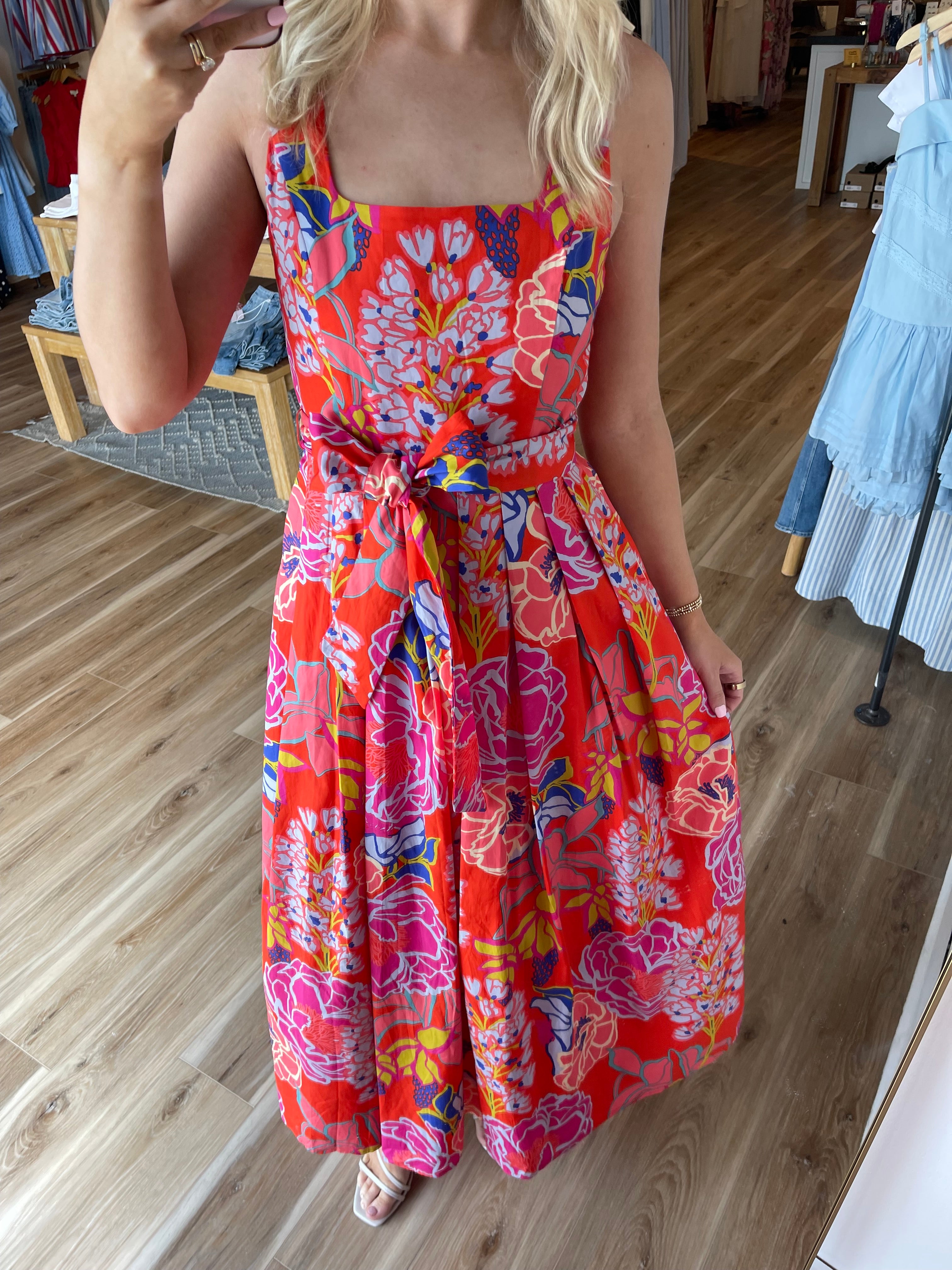 Flora Midi Dress