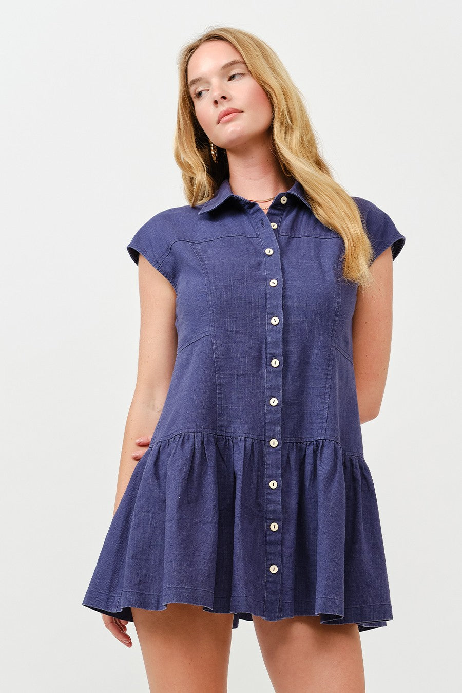 Gillian Linen Mini Dress