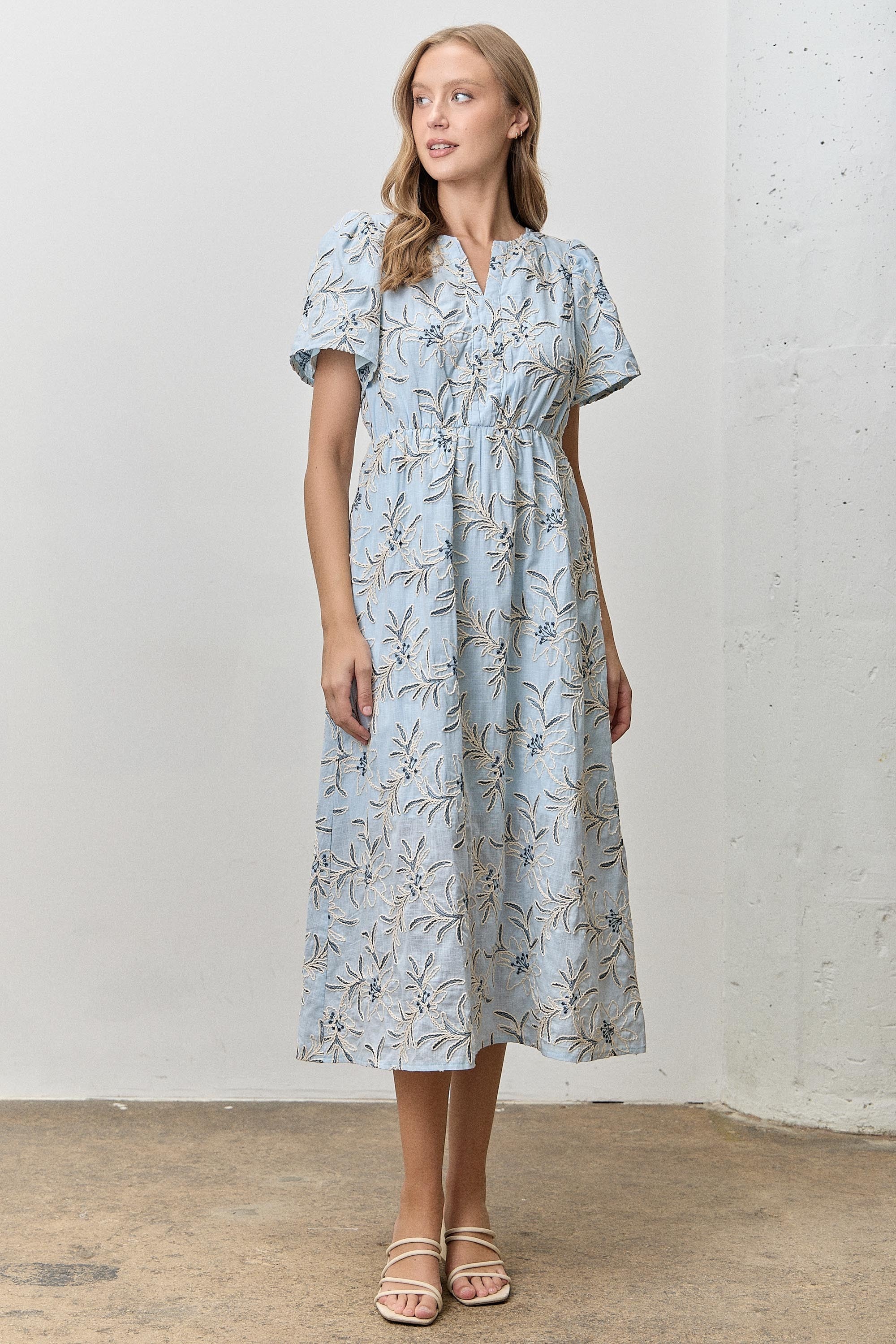 Rhae Floral Midi Dress