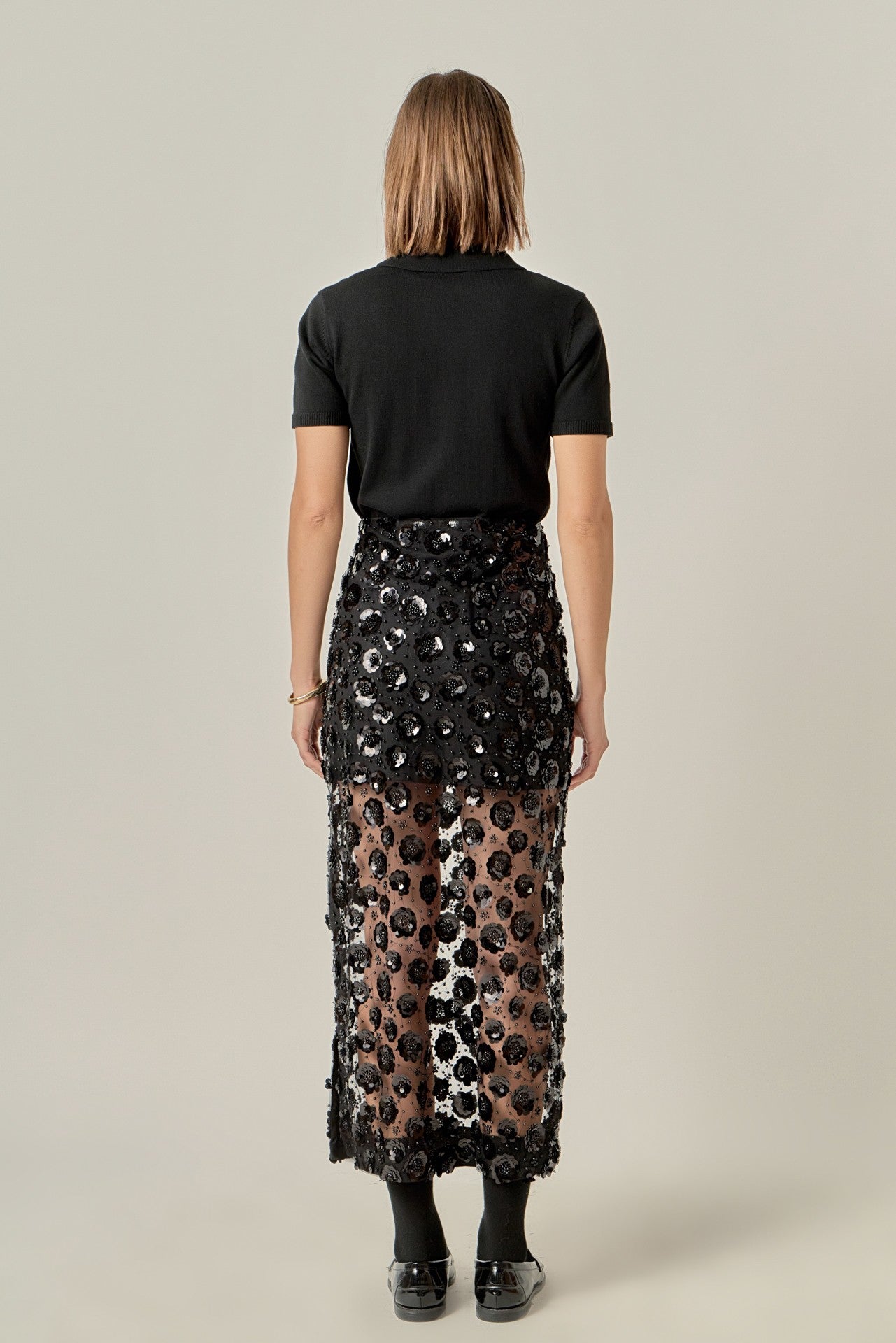 Sierra Sequin Midi Skirt