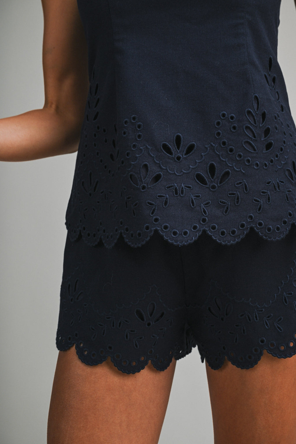 Lara Embroidered Short Set