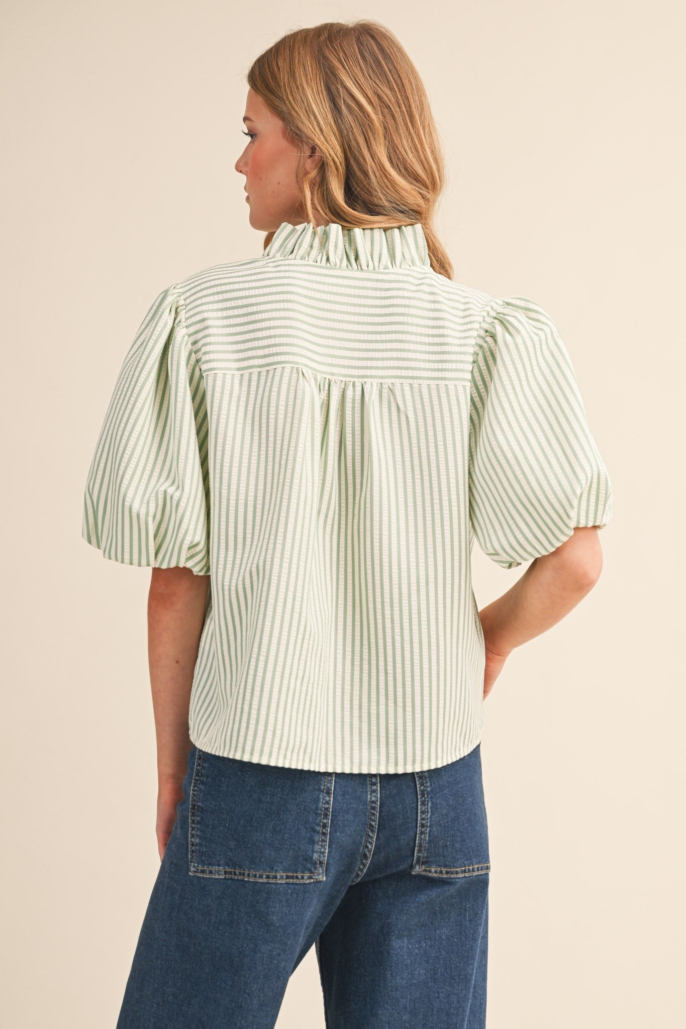 Presleigh Striped Top