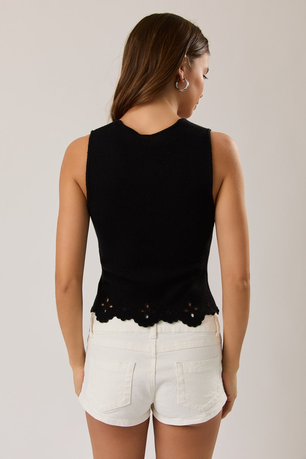 Demi Scalloped Tank