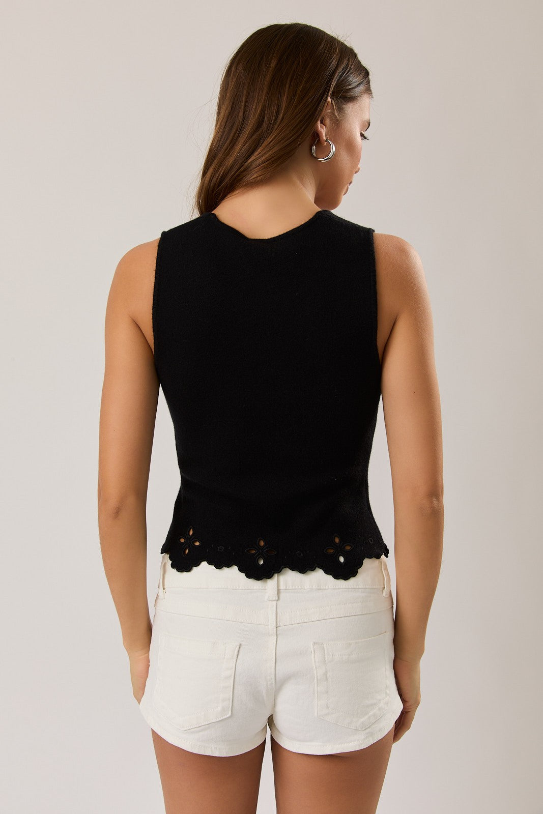 Demi Scalloped Tank