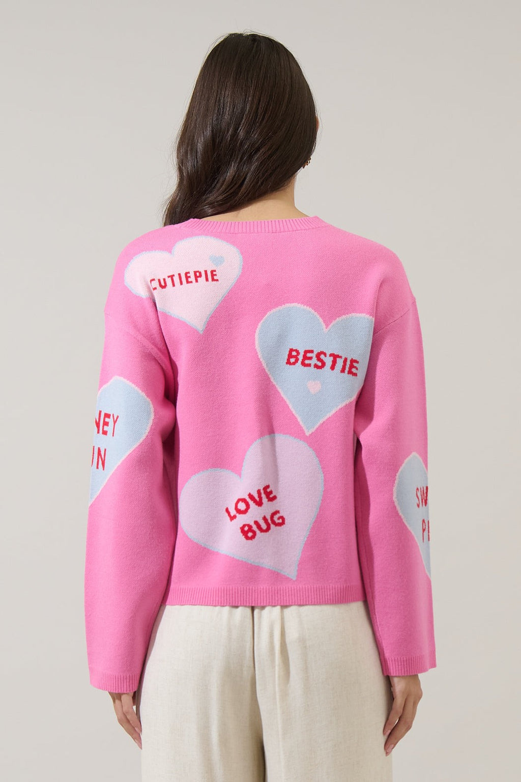 Valeny Candy Heart Sweater