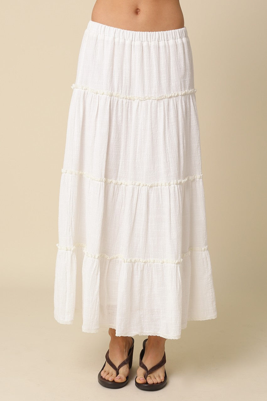 Brooke Tiered Maxi Skirt