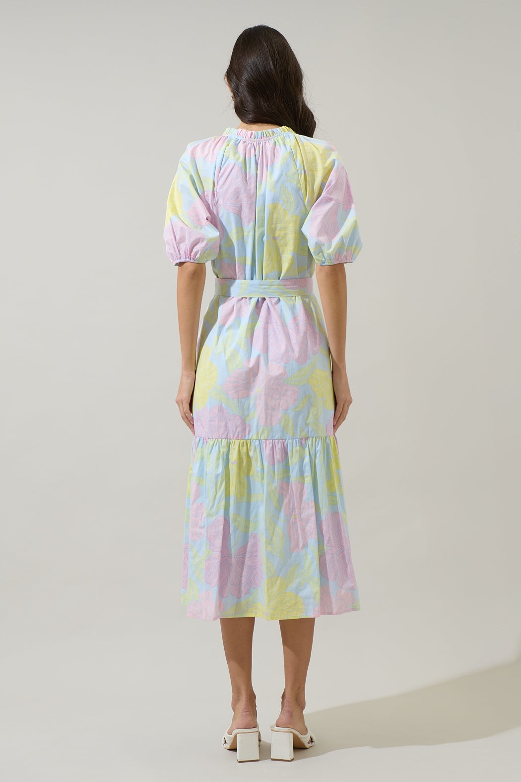 Brisa Floral Midi Dress