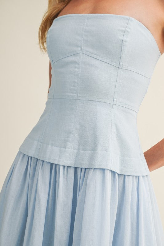 Everleigh Corset Midi Dress