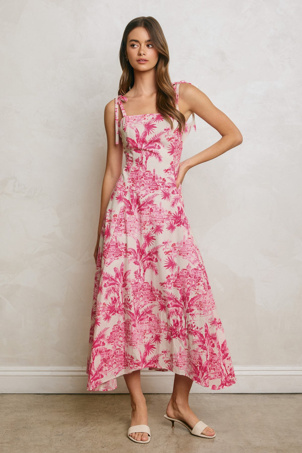 Palm Midi Dress