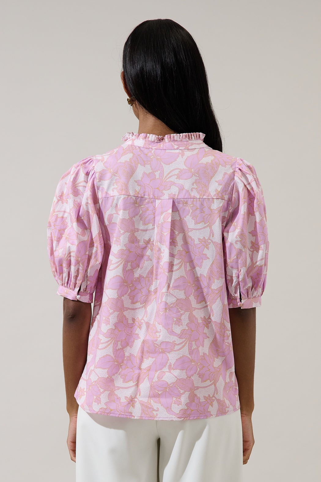 Daney Floral Puff Sleeve Top