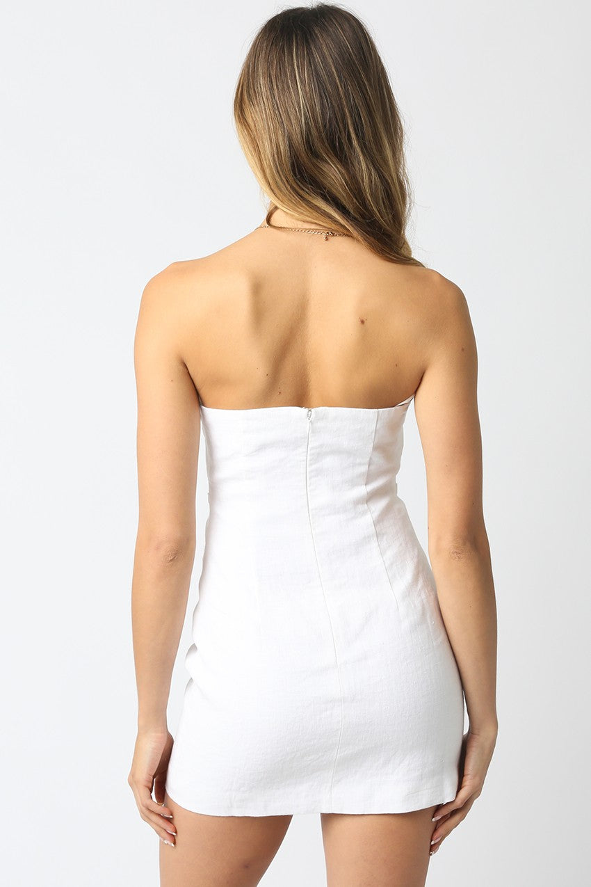 Nancy Strapless Mini Dress