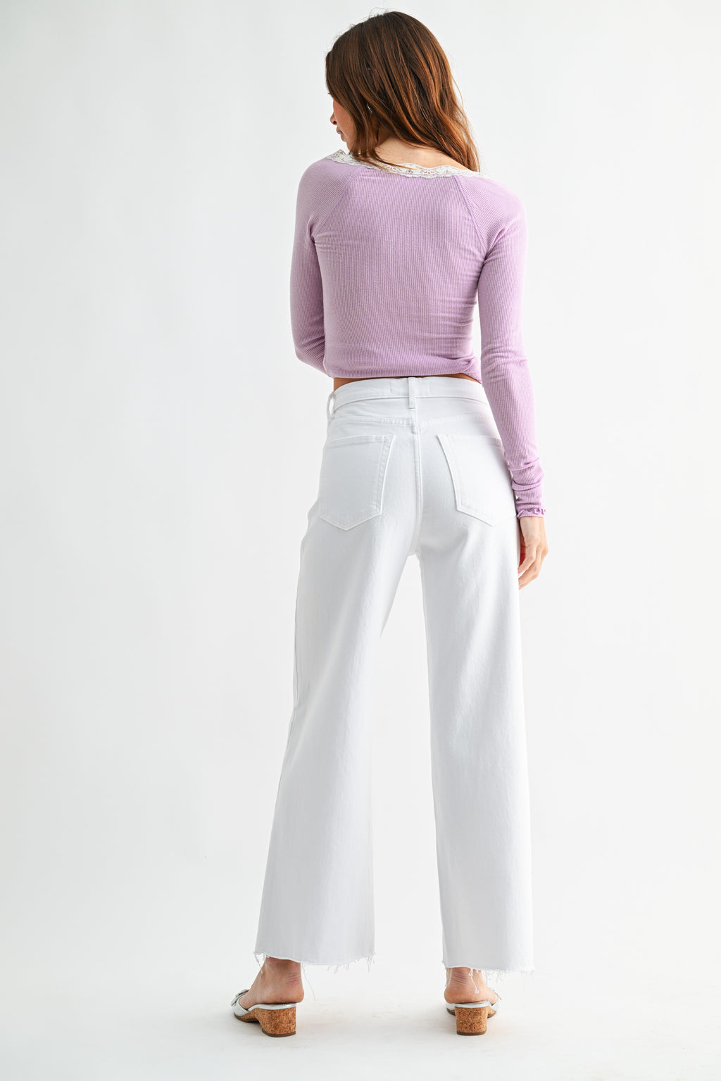 High Rise Wide Leg Jean