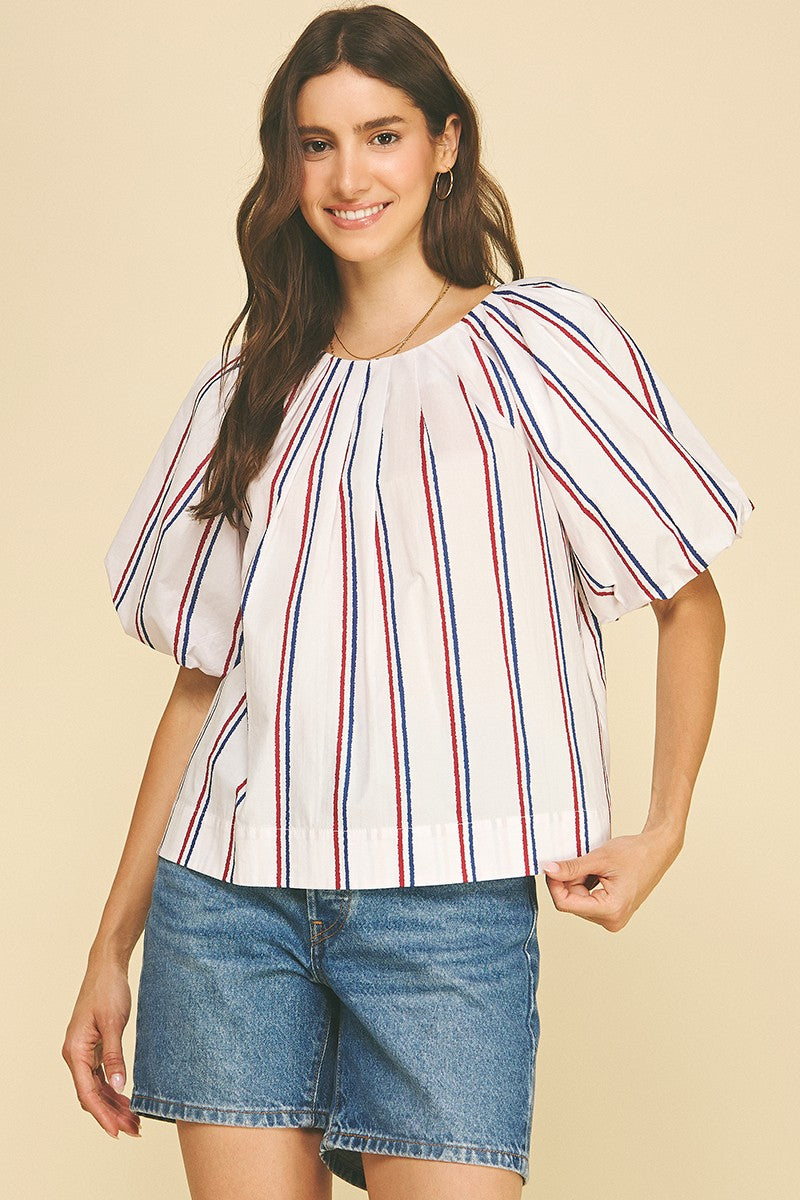 Ruby Striped Top