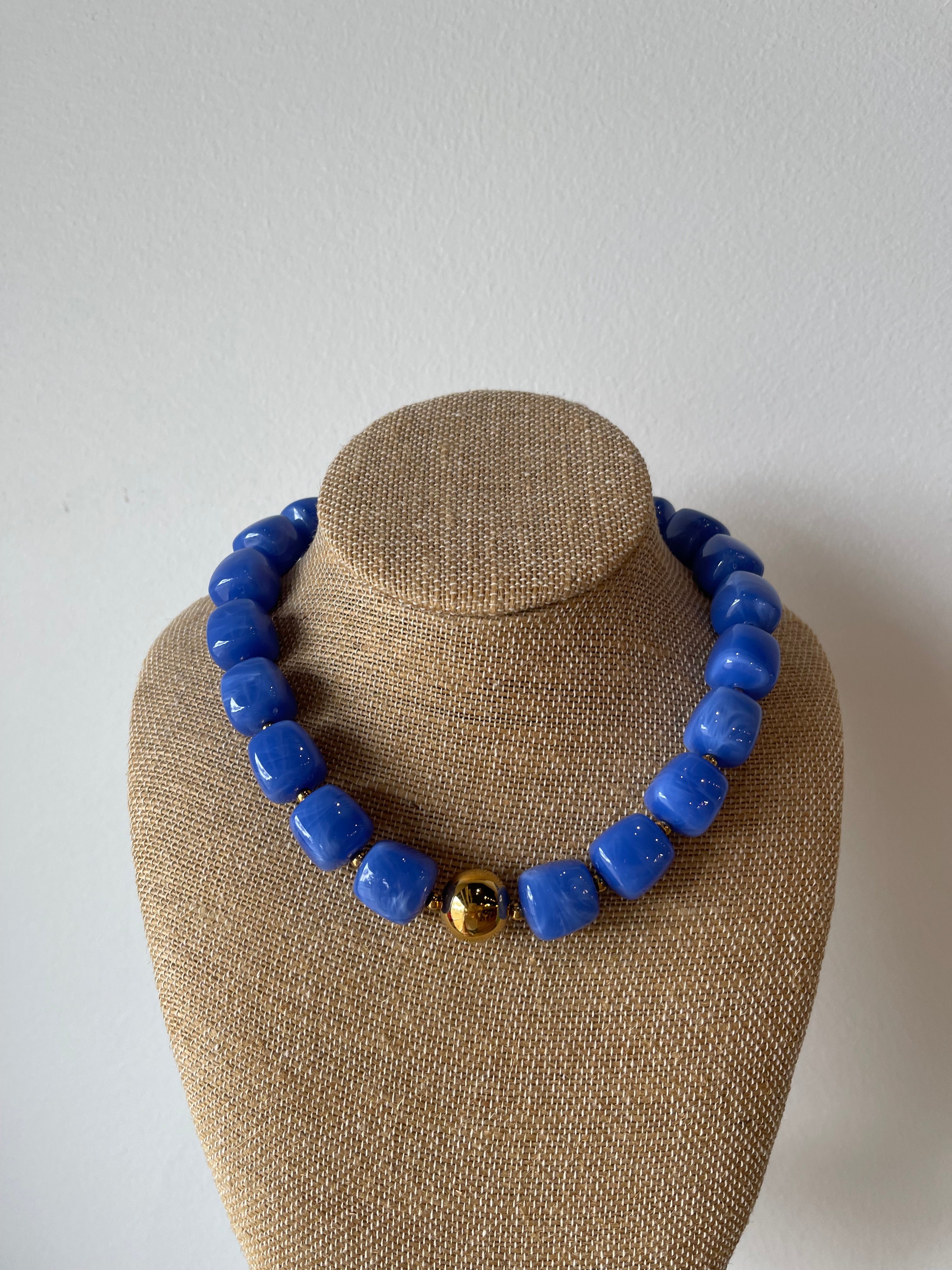 Cube Bead Necklace