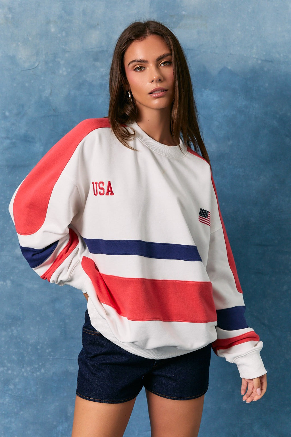 "USA" Oversized Crewneck