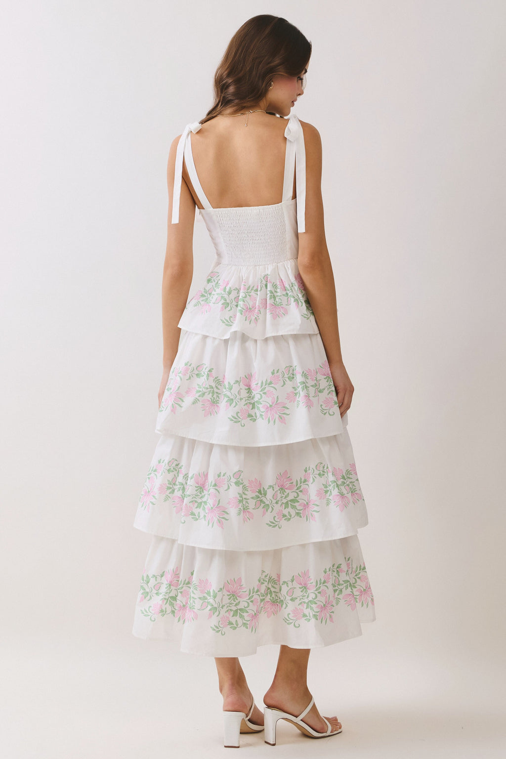 Sage Floral Maxi Dress