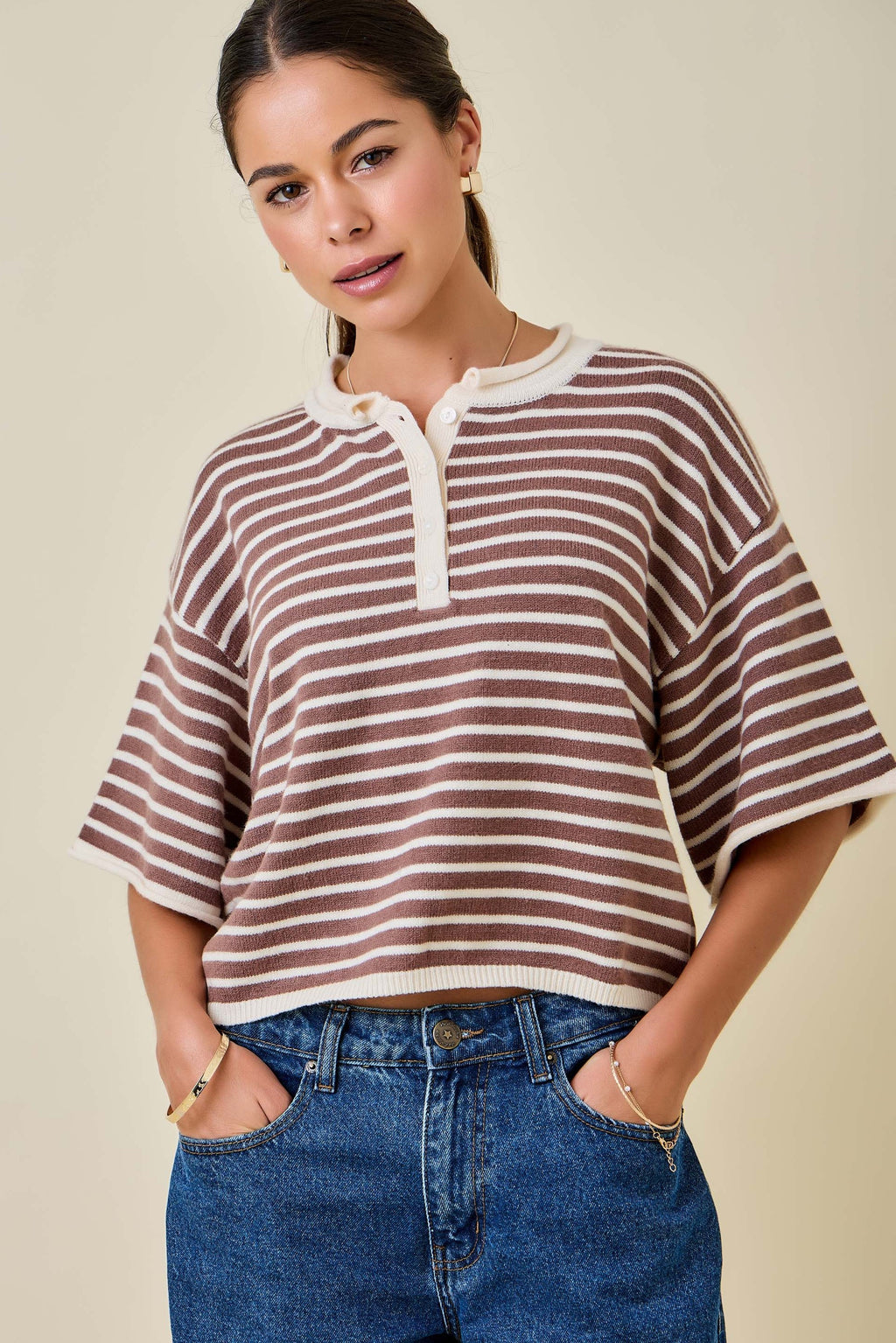 Julie Striped Top