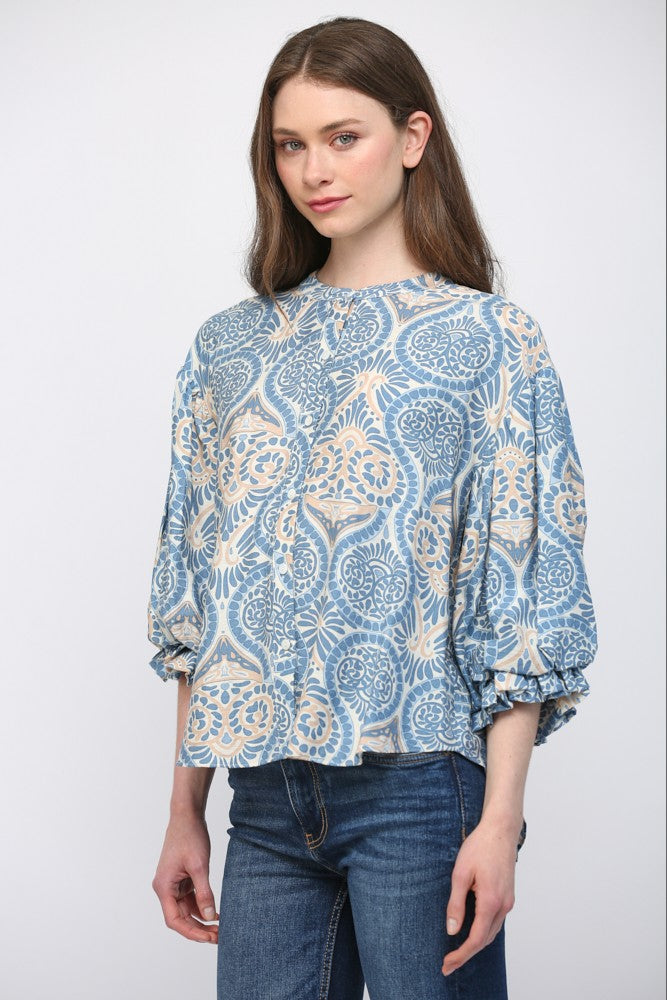 Laken Button Down Blouse