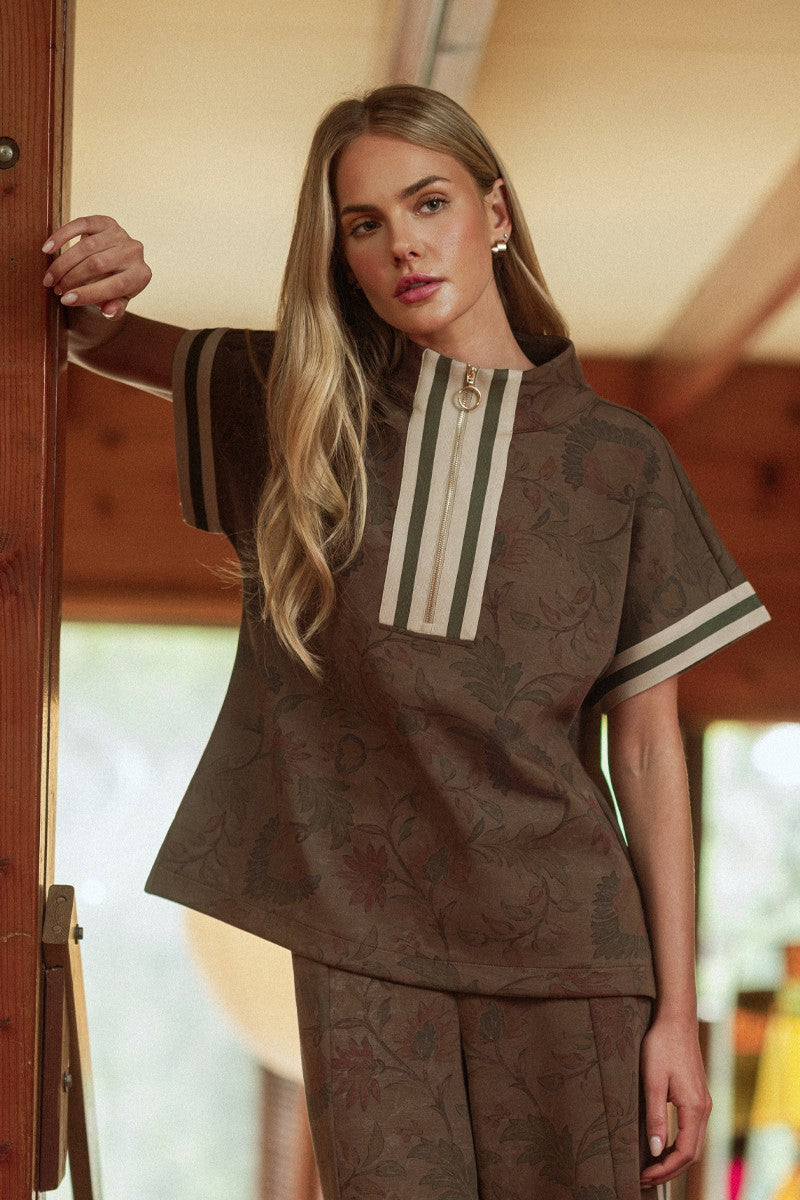 Claudia Floral Top