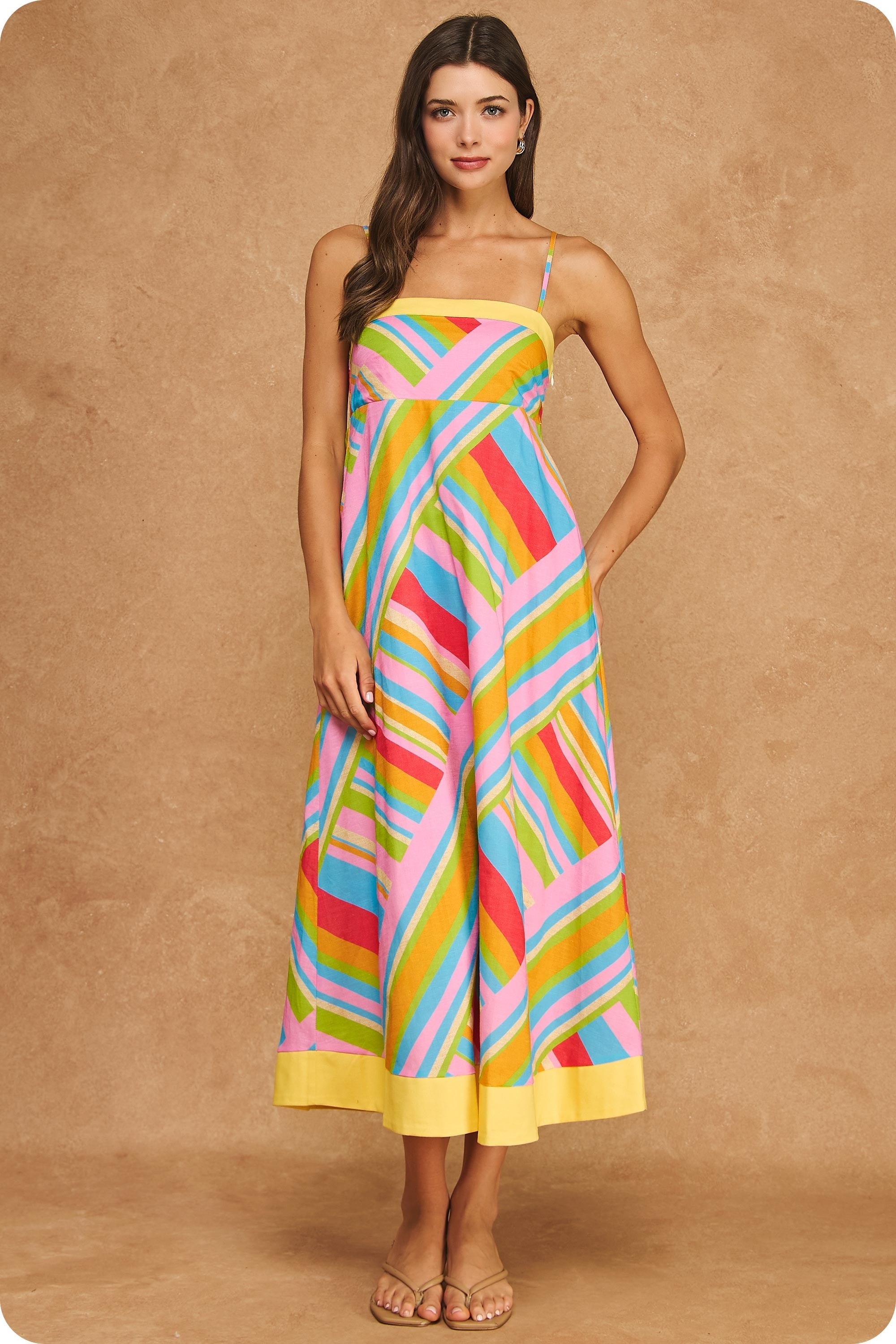 Geo Midi Dress