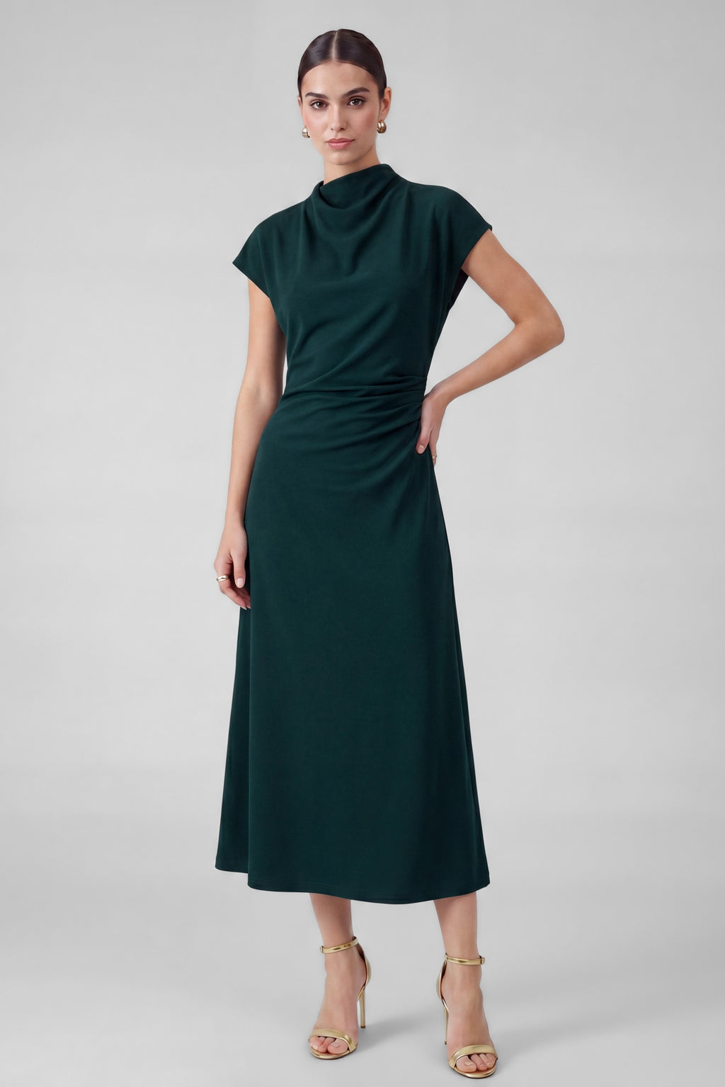 Sabrena Midi Dress