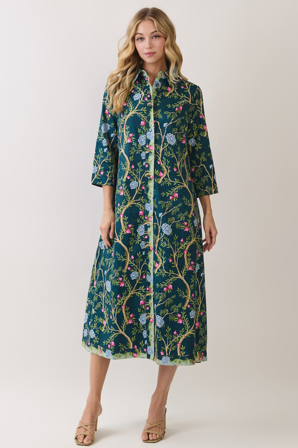 Botanical Midi Dress