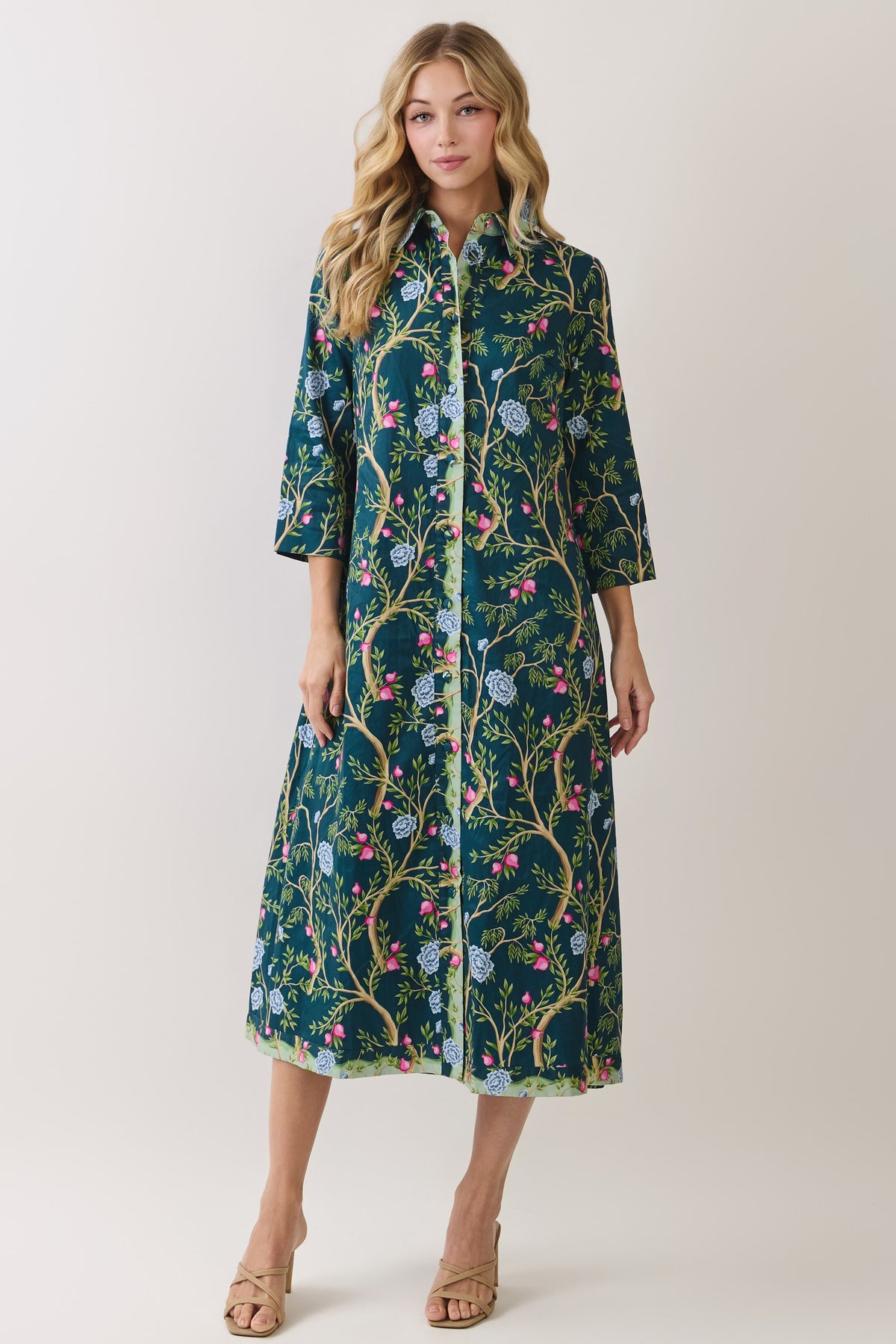 Botanical Midi Dress