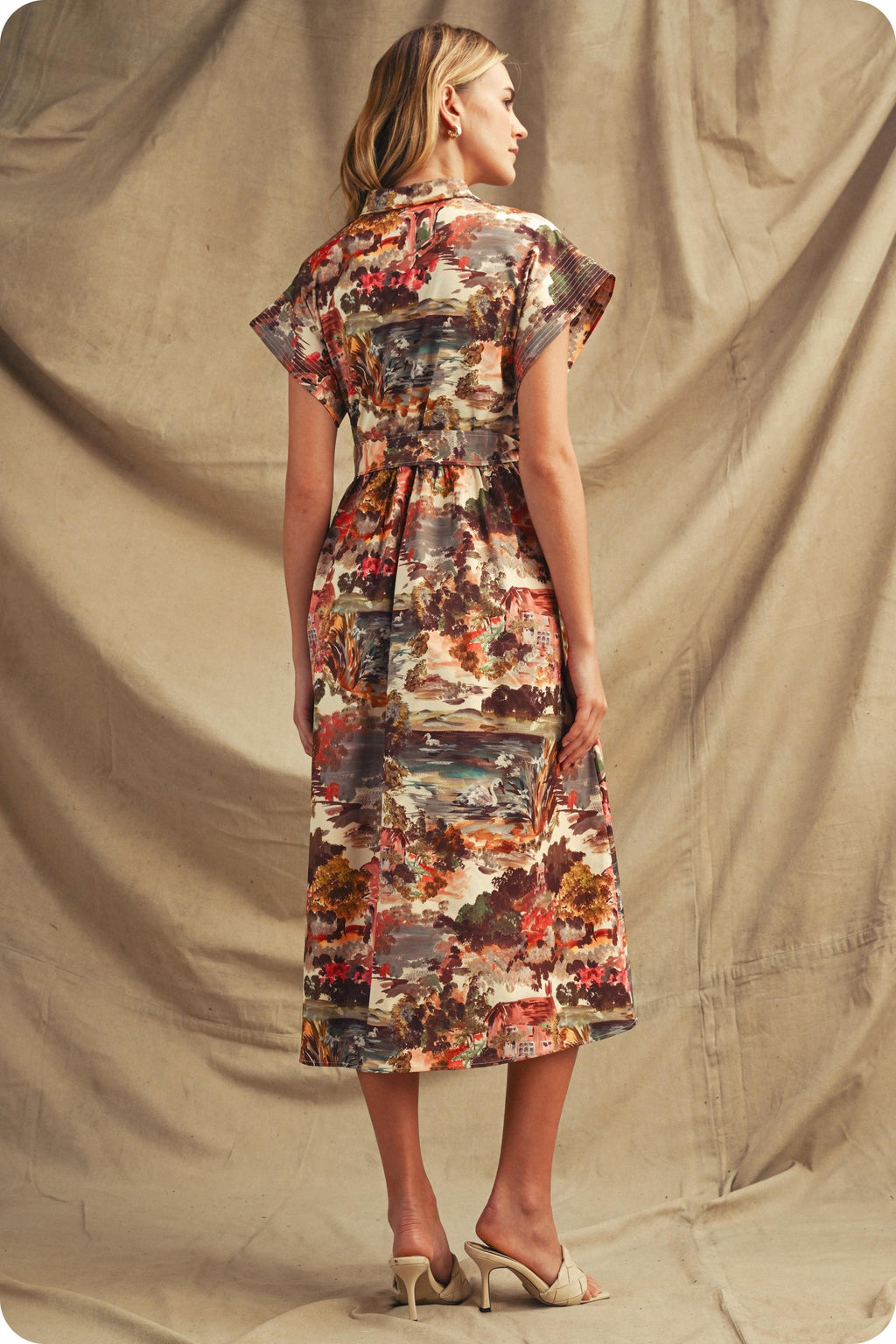 Cottage Garden Midi Dress