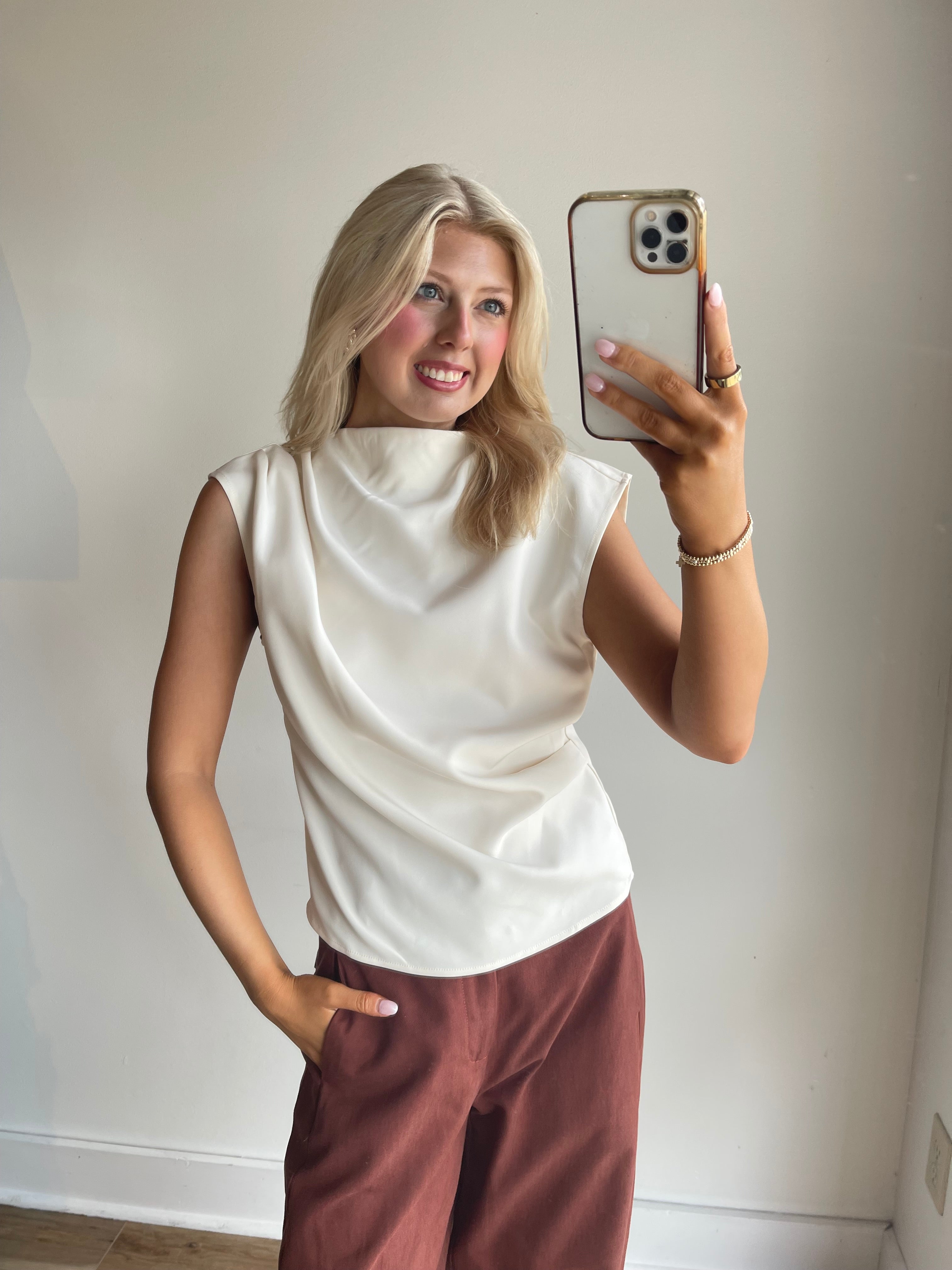 Noel Mock Neck Top