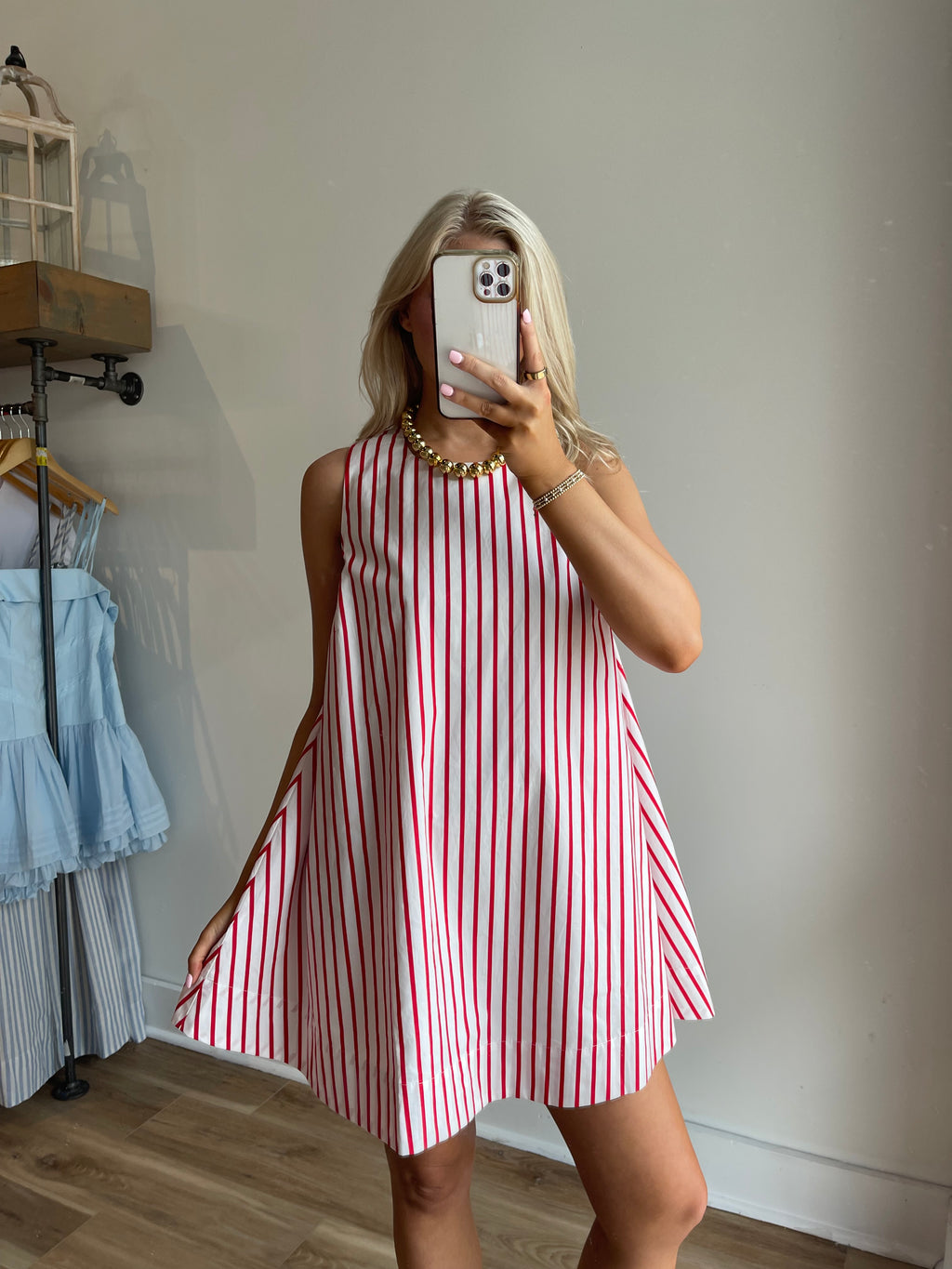 Riley Stripe Mini Dress