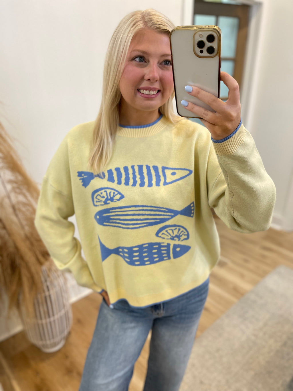 Fish & Lemon Knit Sweater